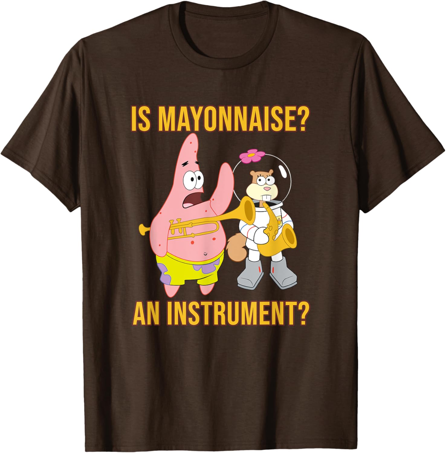Mademark x SpongeBob Patrick & Sandy Mayonnaise Instrument T-Shirt - 18
