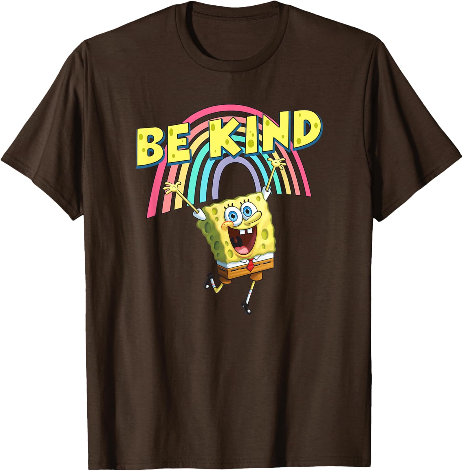 Mademark SpongeBob SquarePants Be Kind Rainbow T-Shirt for Everyone - 3
