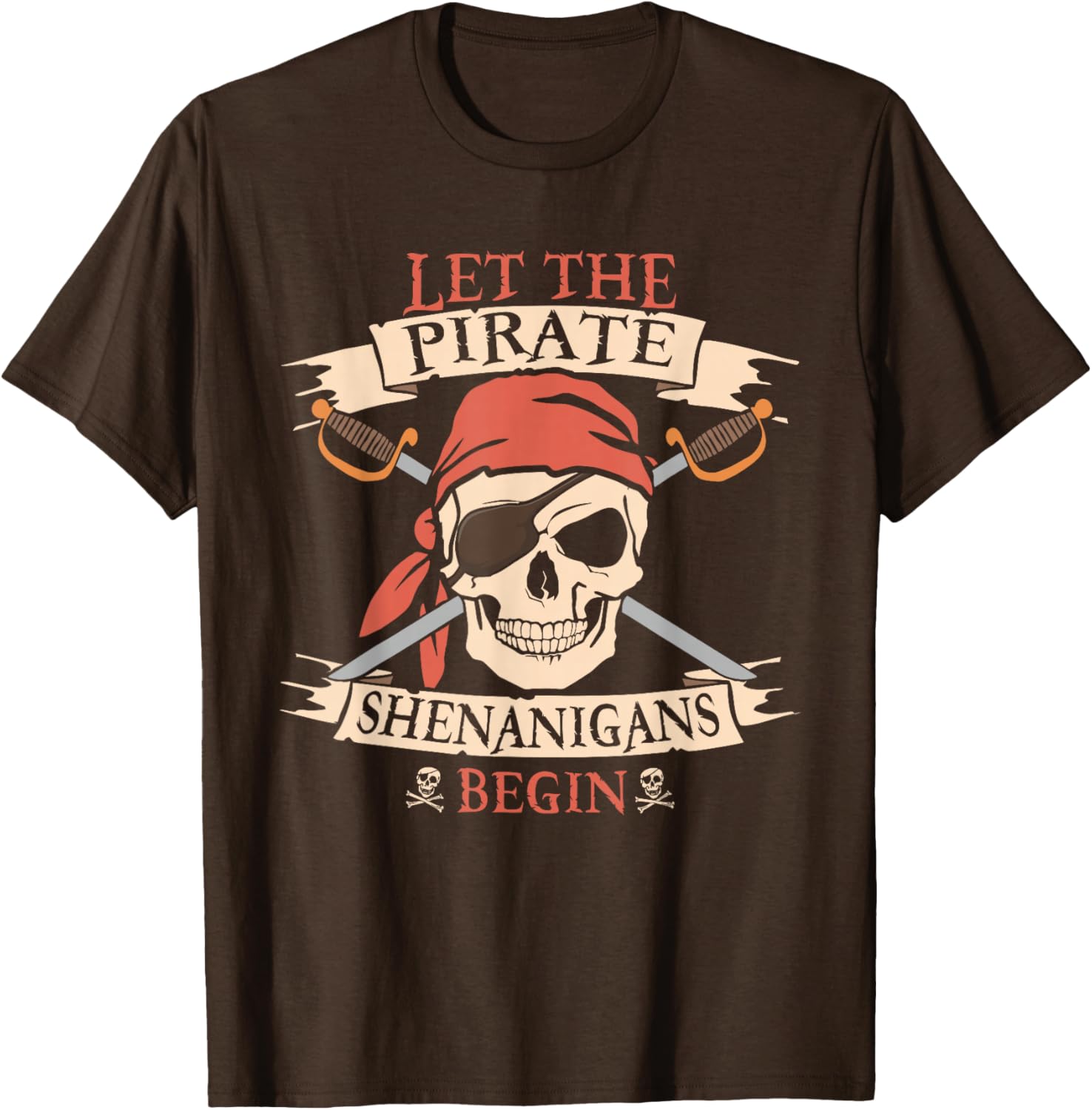 Pirate Shenanigans Skull Bandana Halloween T-Shirt for Boys - 2
