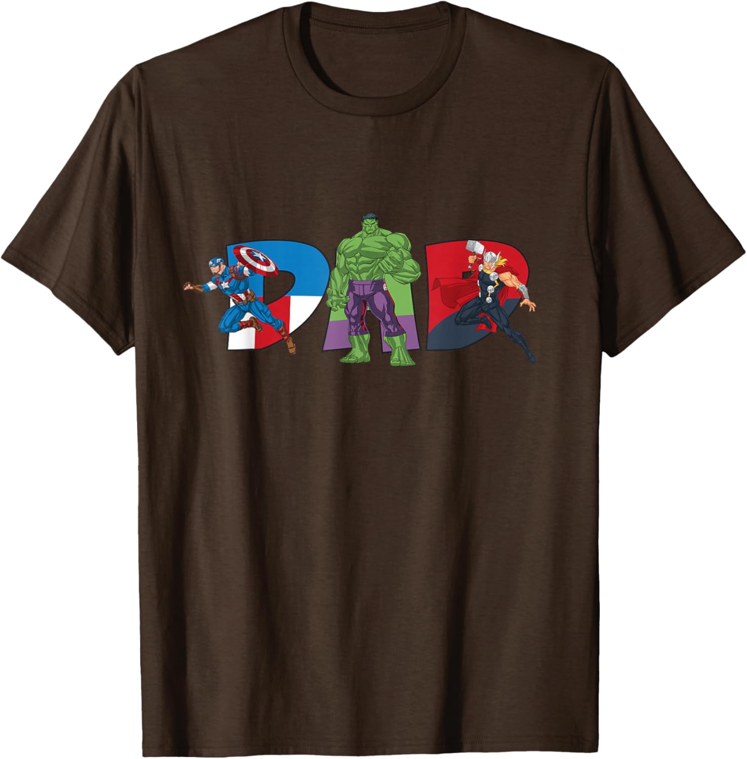 Marvel Avengers Team Dad Father's Day T-Shirt for Family Adventures - 20