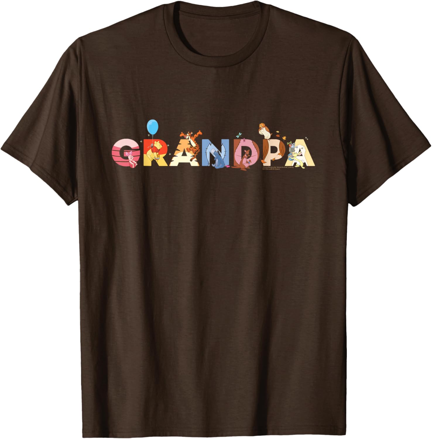 Disney Winnie the Pooh Grandpa Gift Family Trip T-Shirt for All Ages - 4