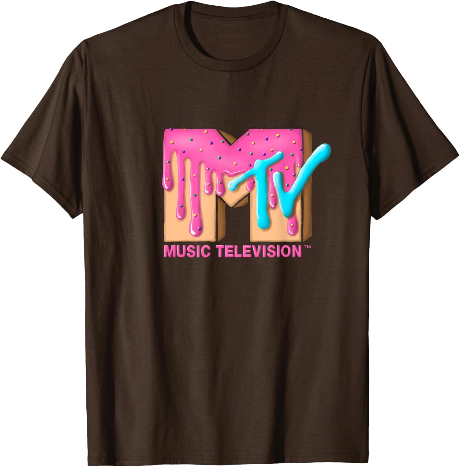 Mademark x MTV Pink Sugar Cream T-Shirt - Stylish & Fun MTV Logo Tee - 11