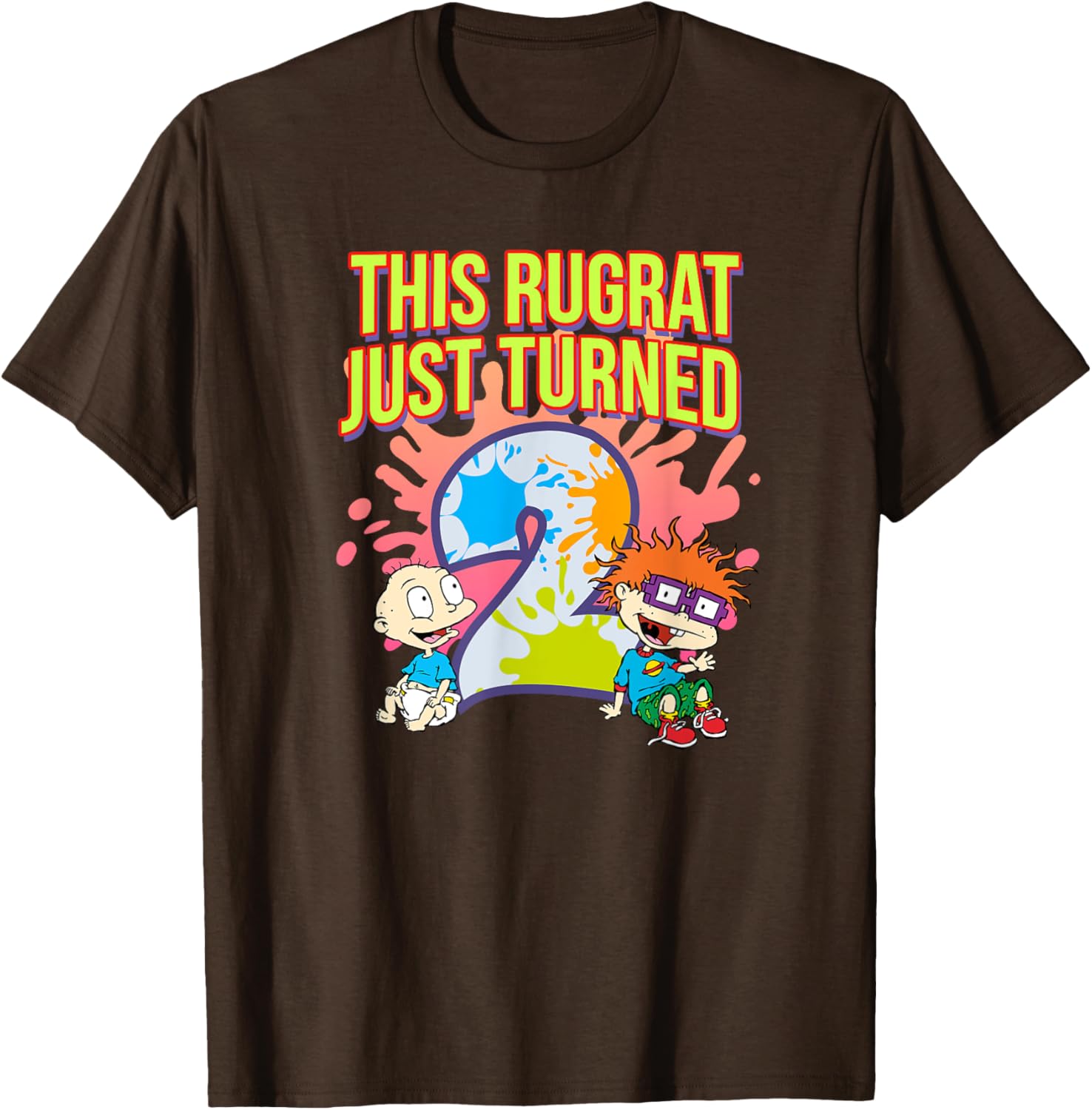 Mademark Rugrats 2nd Birthday Outfit Cute T-Shirt for Celebrating Fun - 12