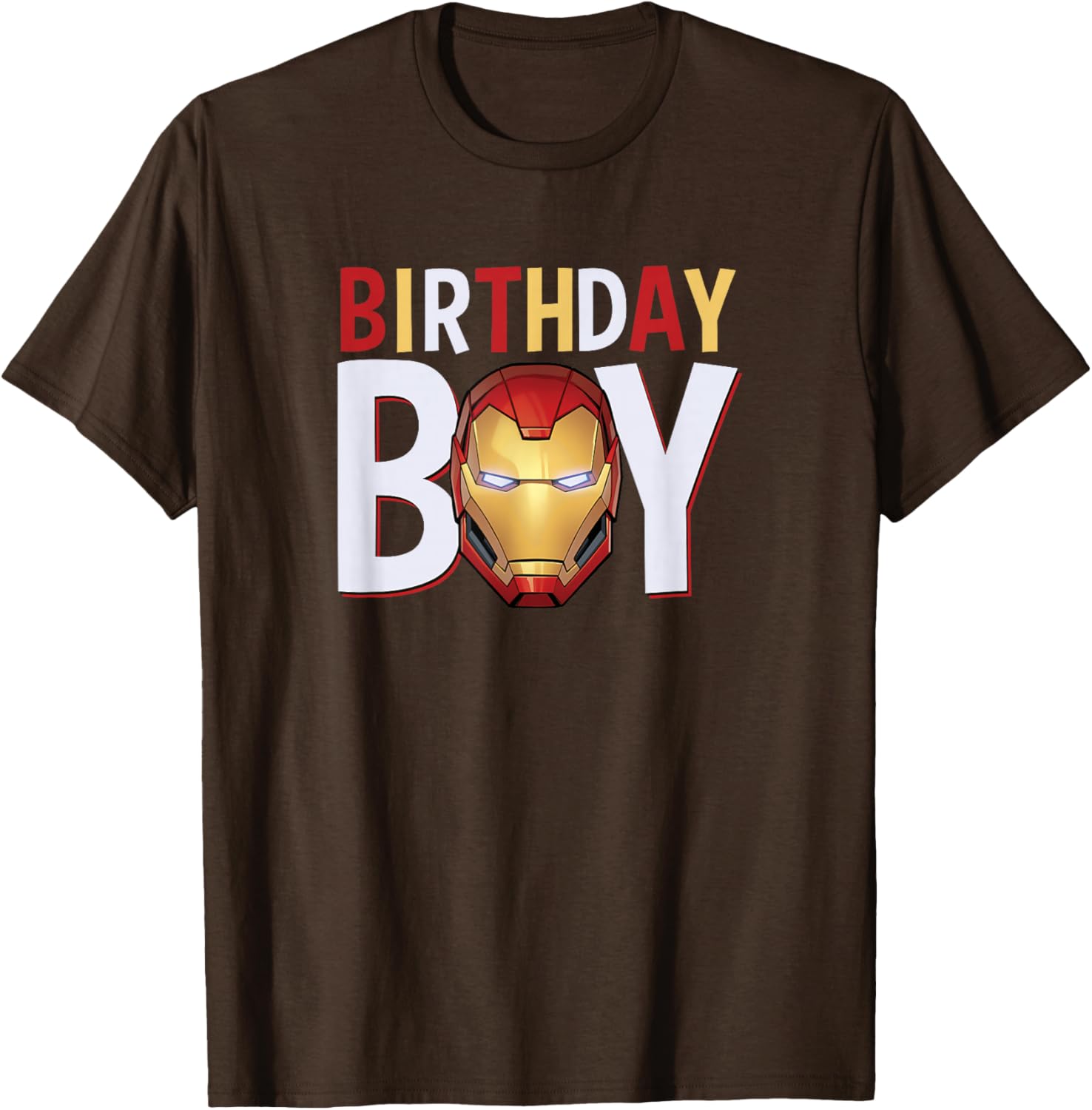 Marvel Avengers Iron Man T-Shirt for Birthday Boys - Cool Superhero Gear - 12