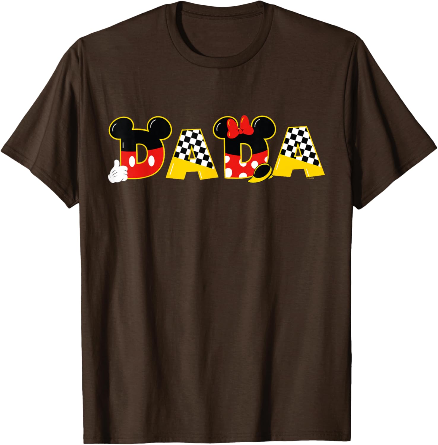 Disney Mickey Minnie Dada T-Shirt Perfect for Father's Day and Family Trips - 2
