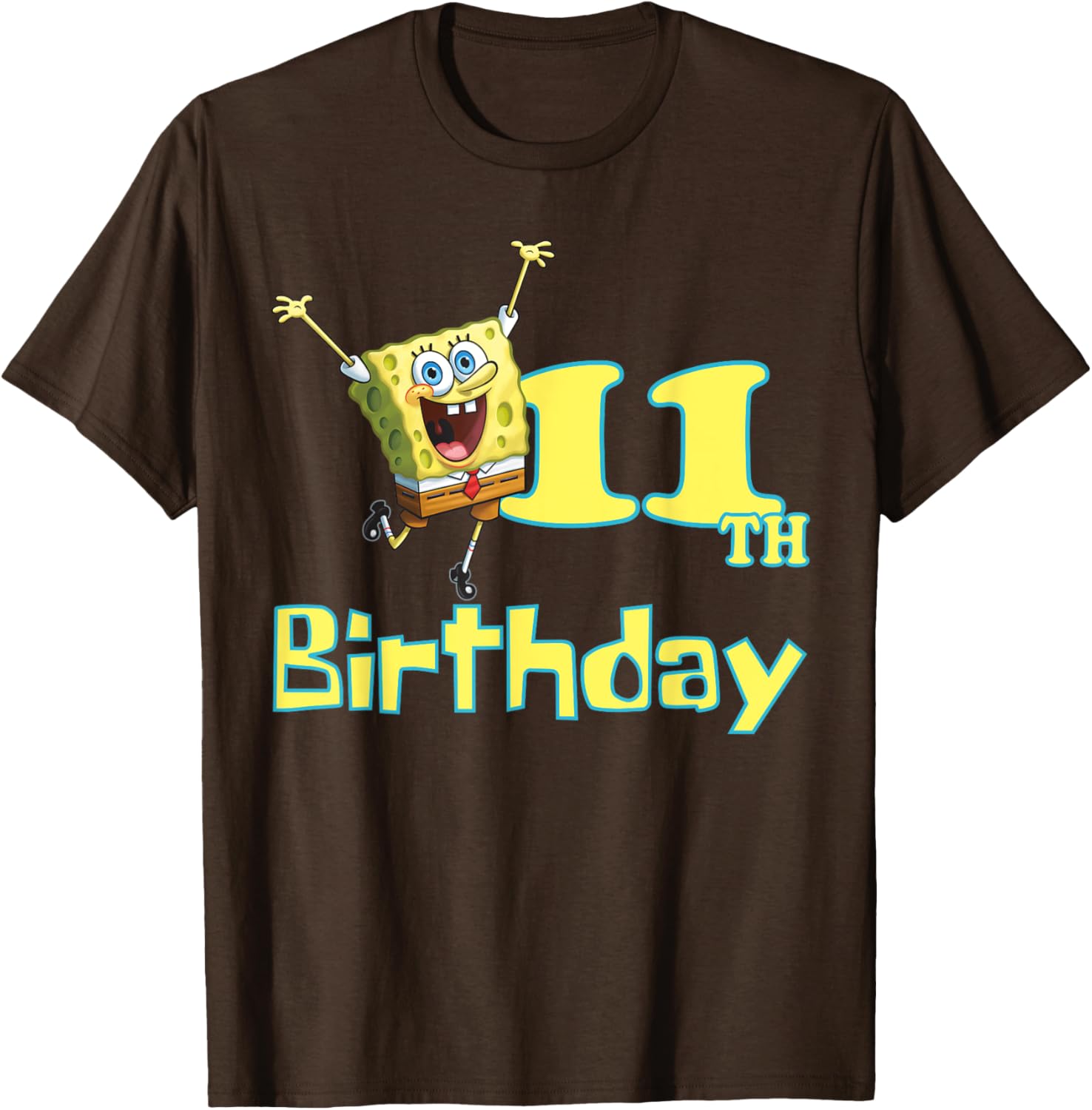 Mademark SpongeBob SquarePants 11th Birthday T-Shirt for Kids - 14