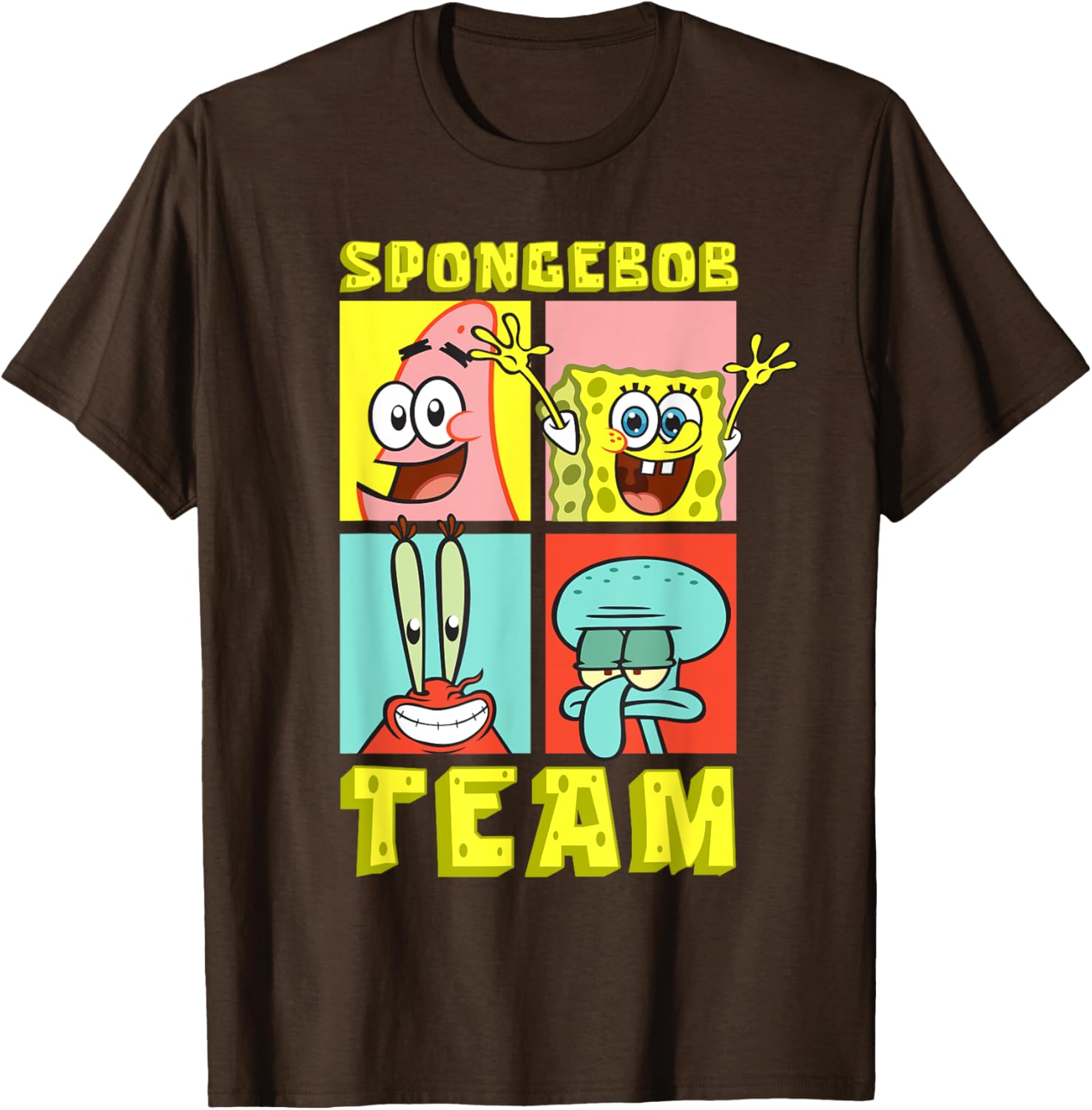 Mademark SpongeBob SquarePants Birthday T-Shirt with Team SpongeBob Design - 9