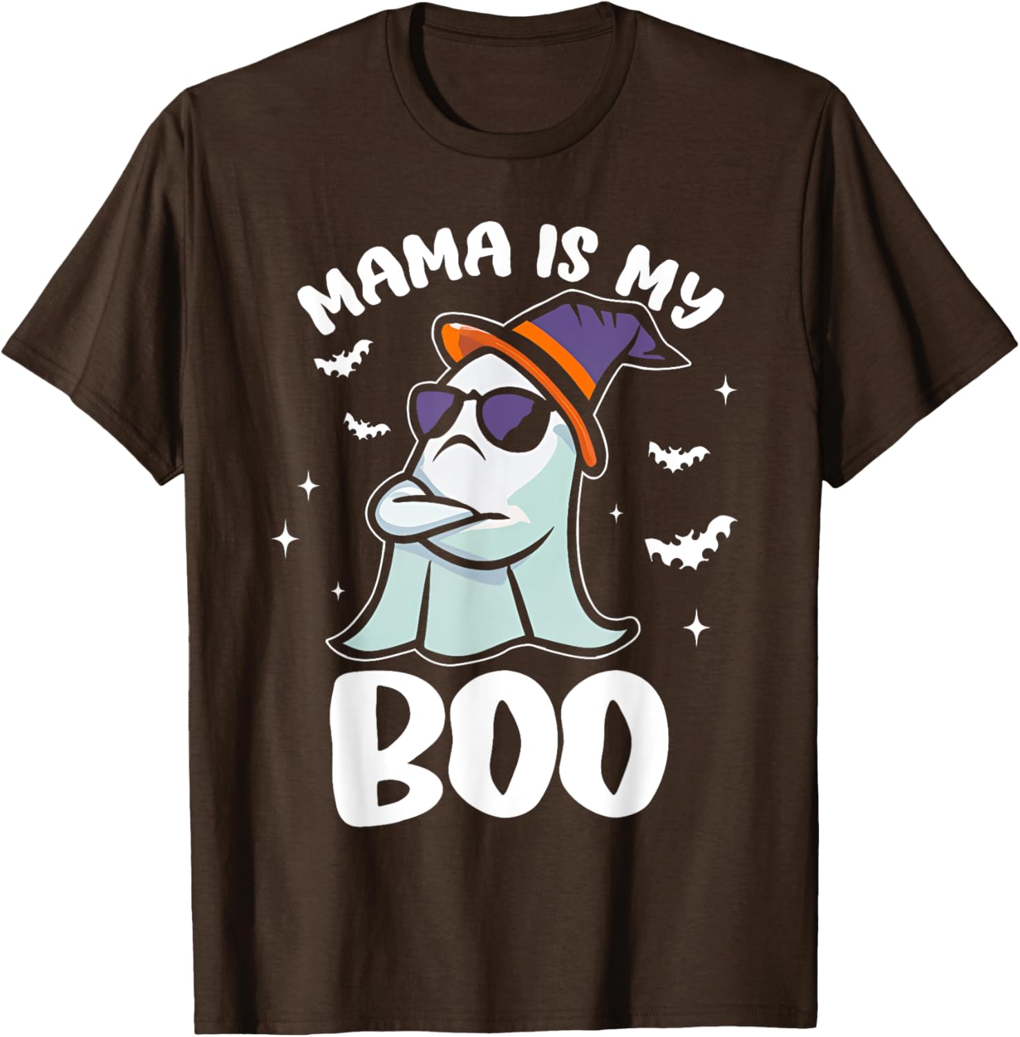 Groovy Mama Is My Boo Halloween T-Shirt for Toddlers and Kids - 10