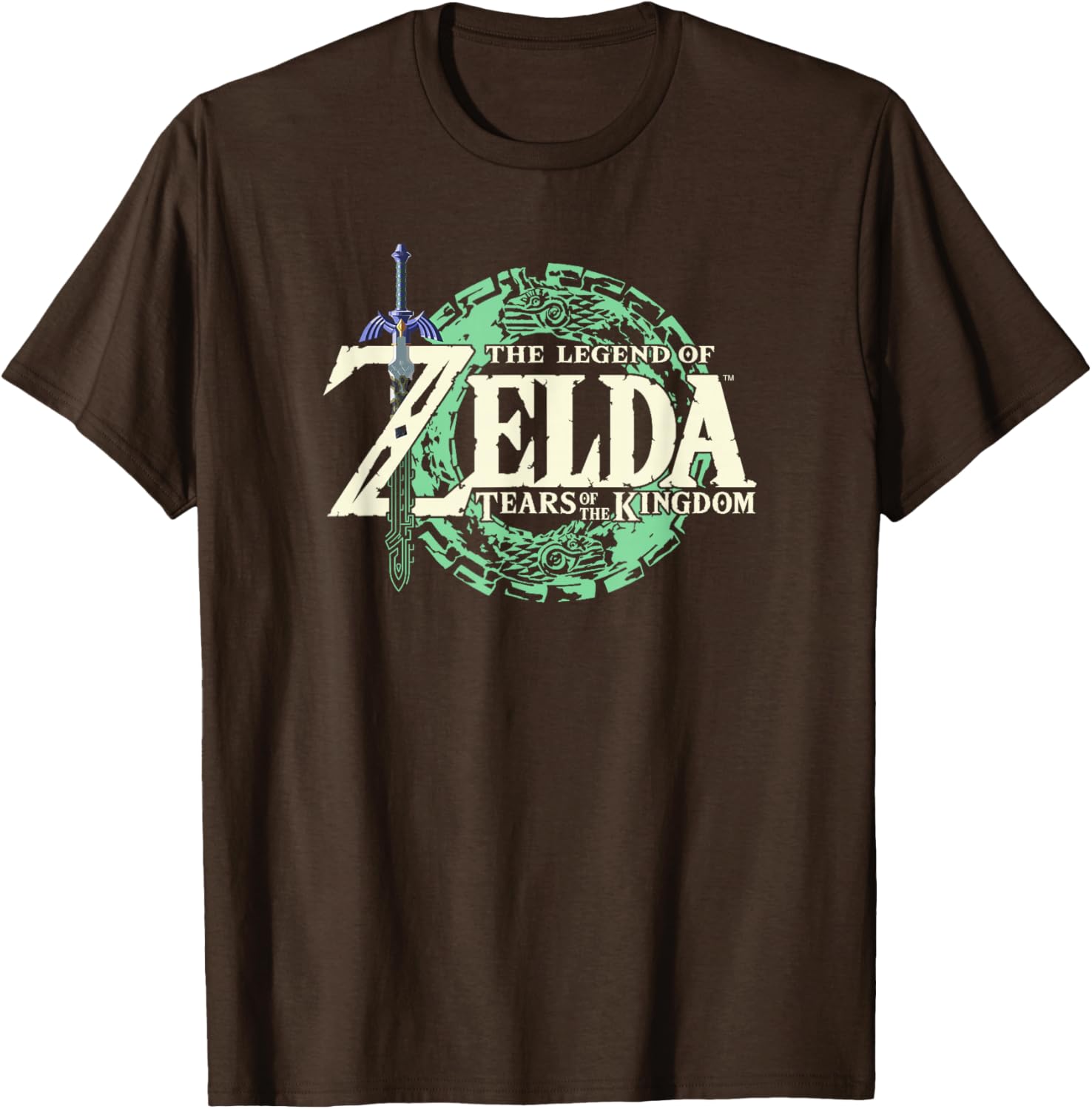 Legend of Zelda Tears of the Kingdom Official Logo Black T-Shirt Small - 5