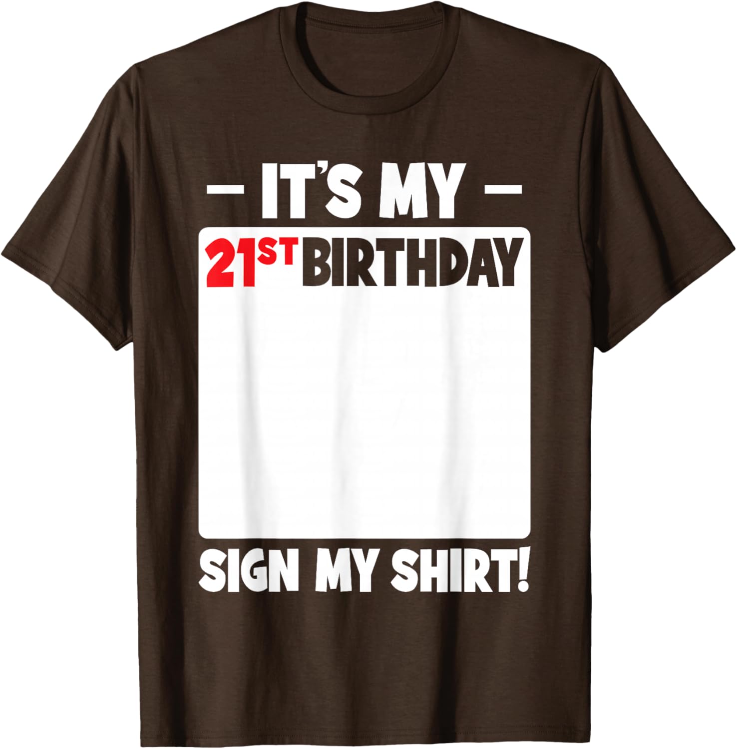 Funny 21st Birthday T-Shirt for Men and Women - Celebrate in Style - 1