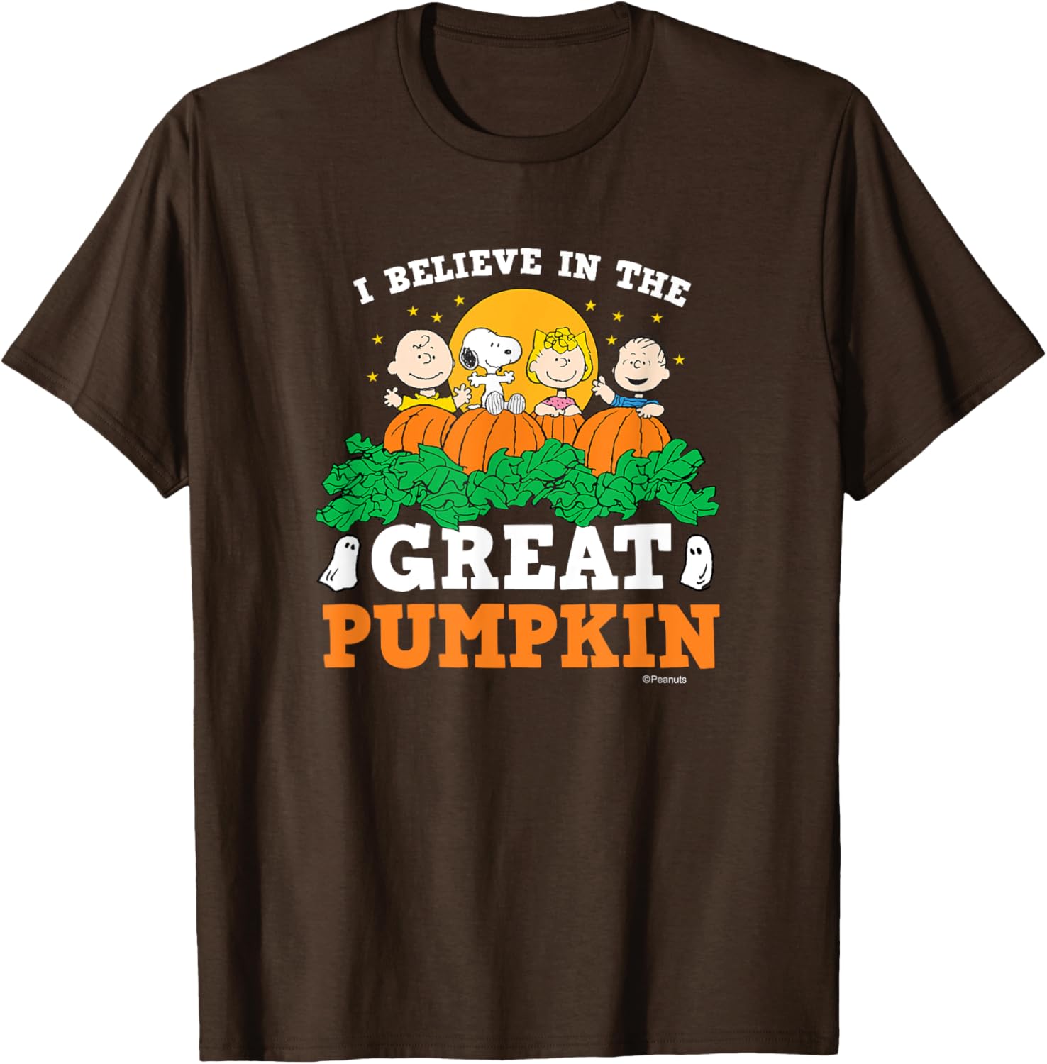 Peanuts I Believe In The Great Pumpkin T-Shirt for Halloween Fun - 4