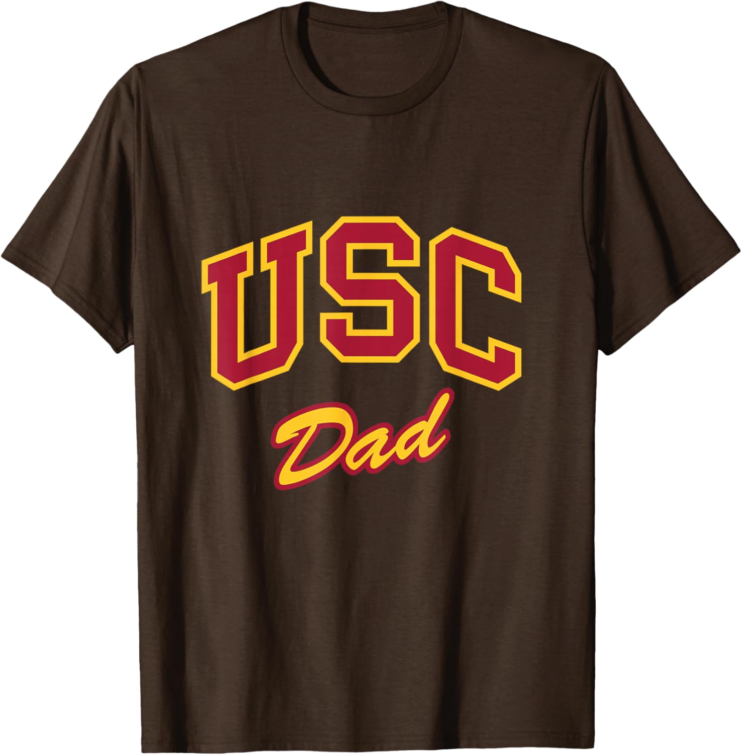 USC Dad Retro Script Style T-Shirt for Sports Fans and Outdoors Fun - 9