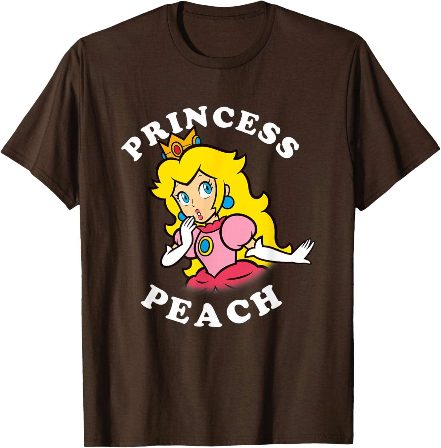 Super Mario Princess Peach Big Portrait T-Shirt for Fans and Collectors - 14