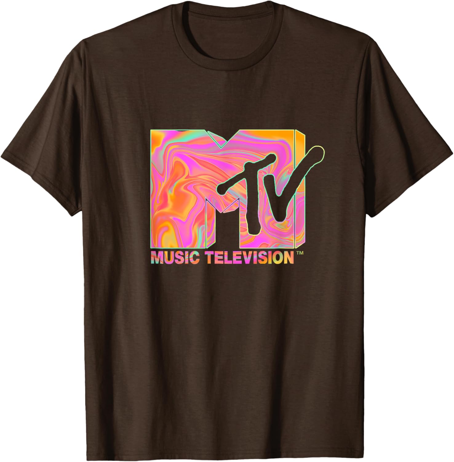 Mademark x MTV Retro Logo T-Shirt in 70s 80s Hippie Style Fashion - 14