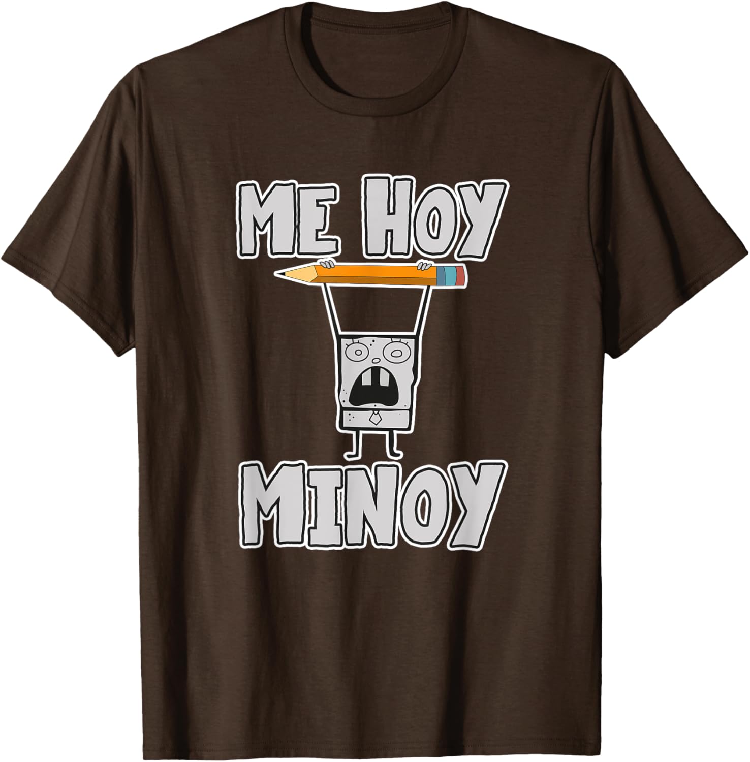 Mademark DoodleBob Me Hoy Minoy T-Shirt - Fun SpongeBob Apparel - 5