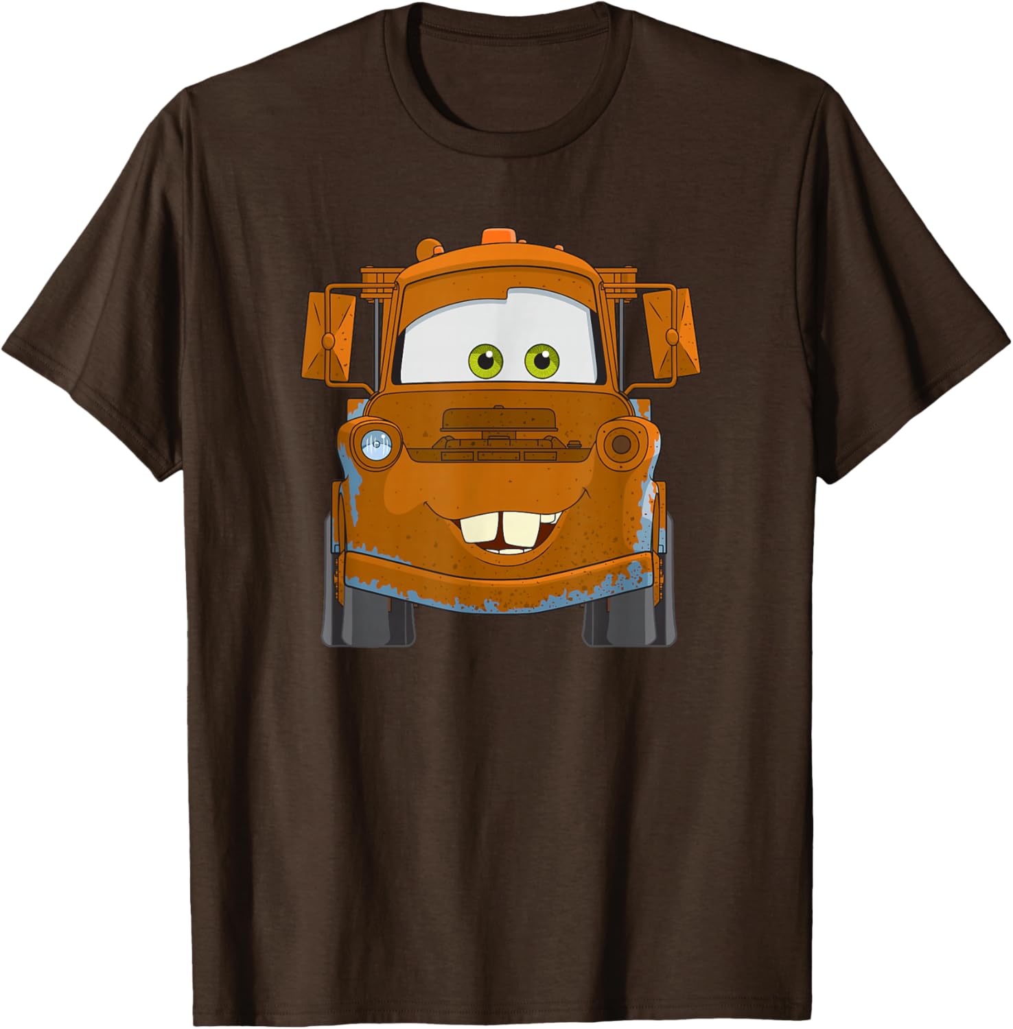 Disney Pixar Cars Mater Big Truck Face T-Shirt for Kids and Adults - 4