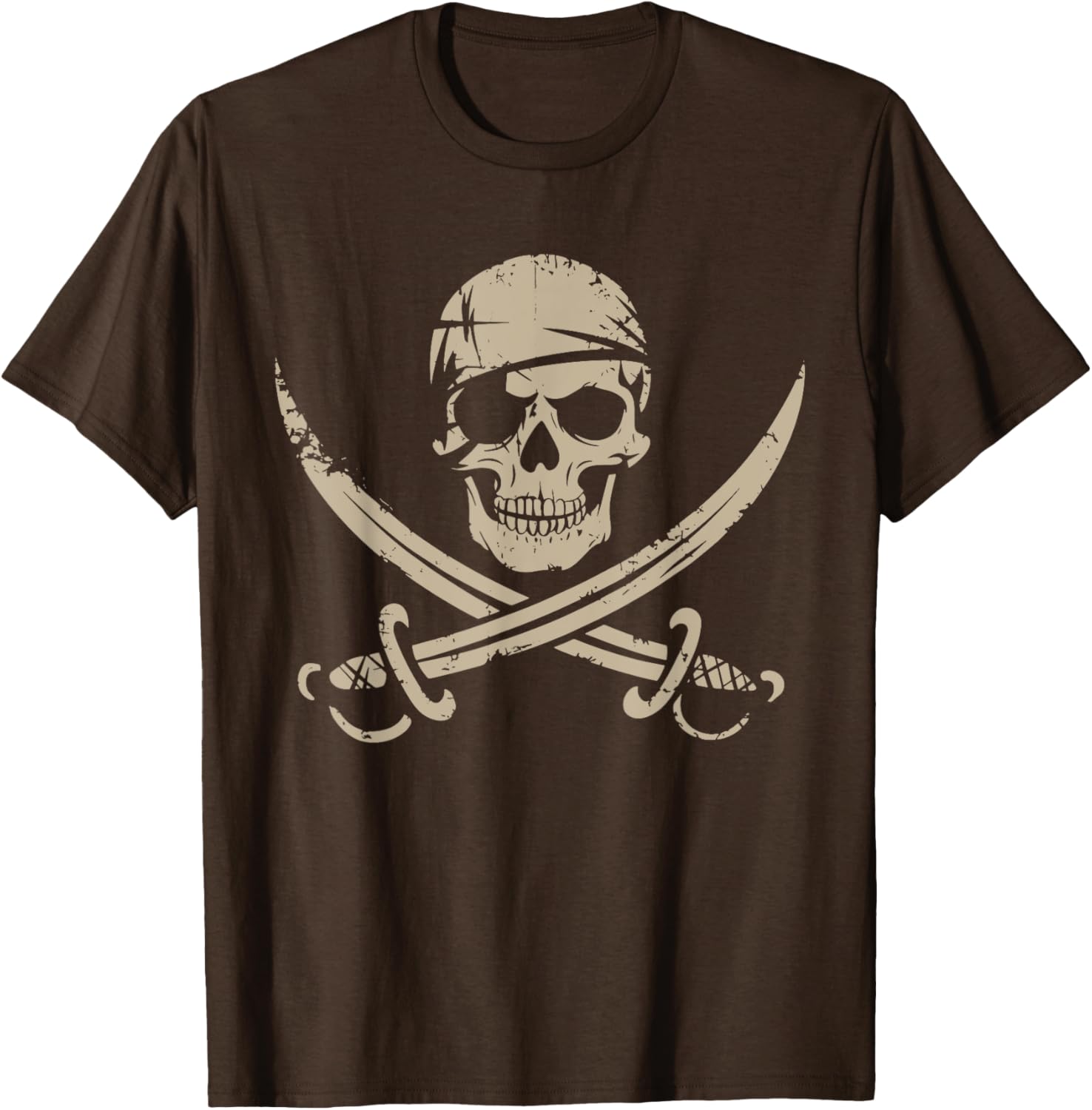 Pirate Skull Crossbones Skeleton Halloween T-Shirt for Boys - 5