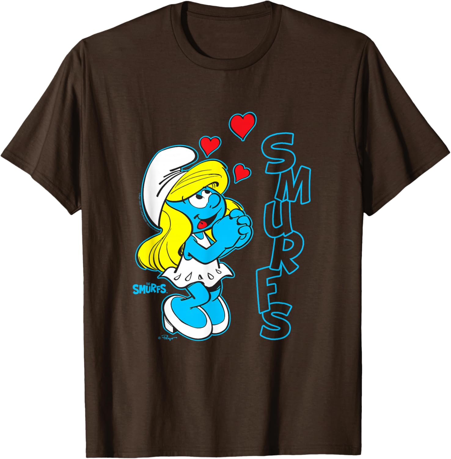 Cute Smurfs Smurfette T-Shirt for Fans of The Smurfs Cartoon Style - 9
