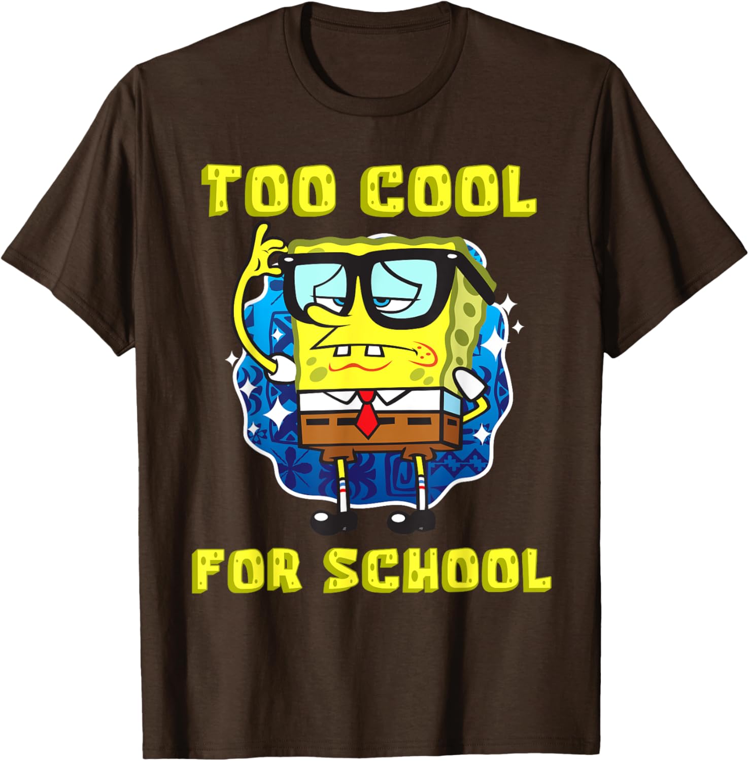 Mademark SpongeBob SquarePants Cool Glasses T-Shirt for Kids - 9