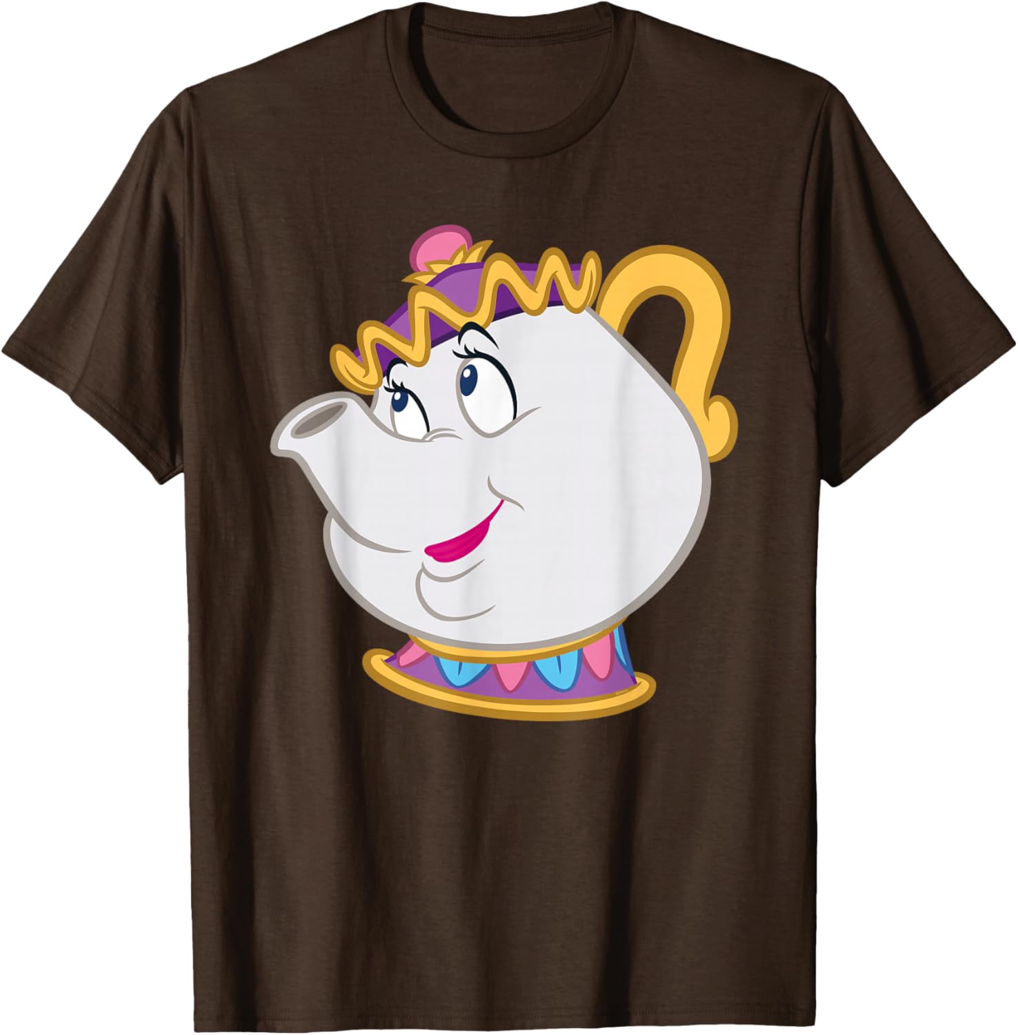 Disney Beauty and the Beast Mrs. Potts Big Face Costume T-Shirt for Fans - 21