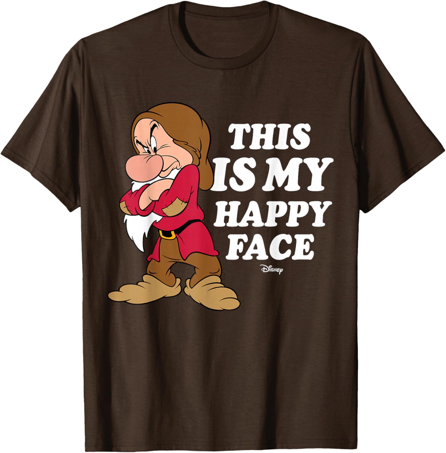 Disney Princess Snow White Grumpy Happy Face T-Shirt for Kids - 8