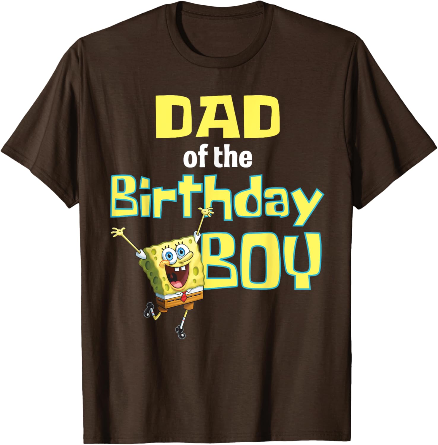 SpongeBob SquarePants Dad Of The Birthday Boy T-Shirt Fun Gift Idea - 3
