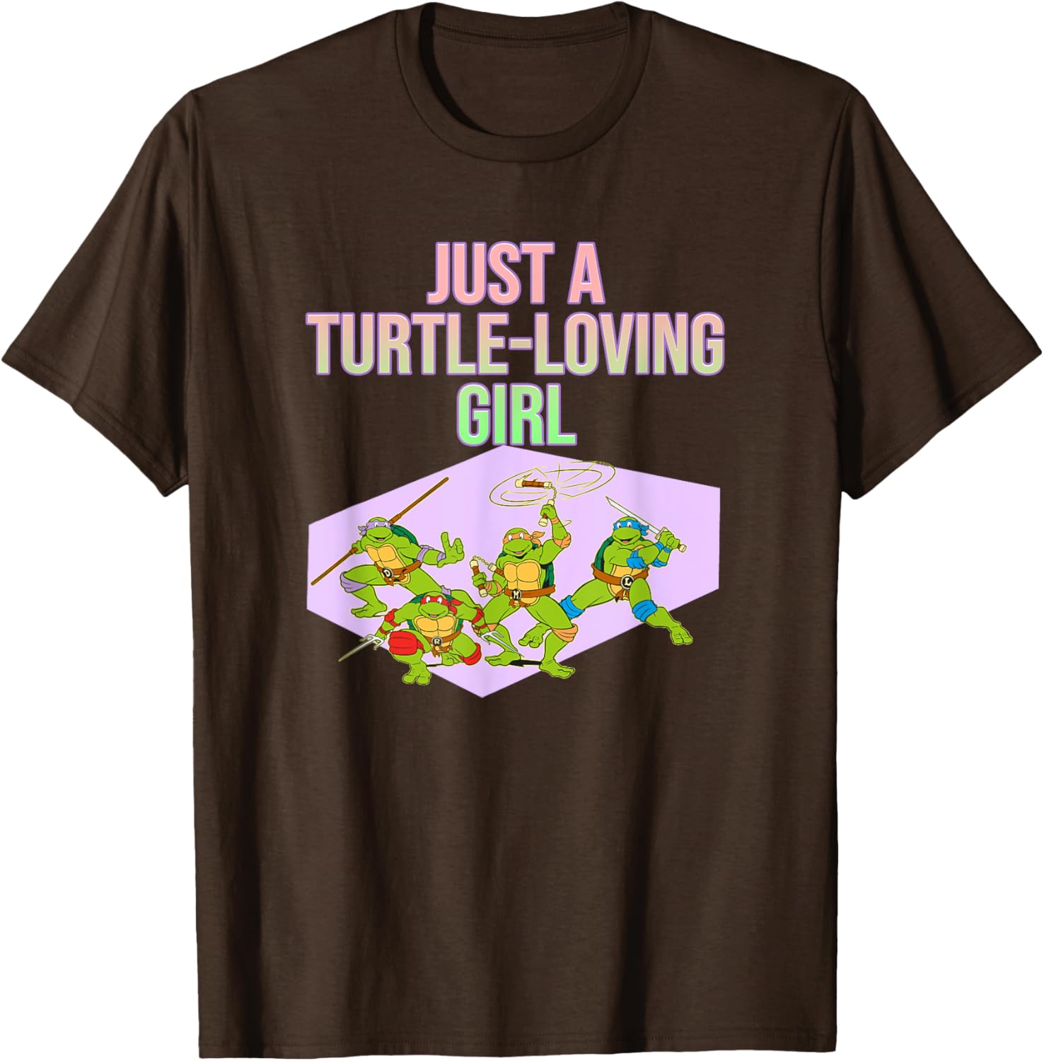 Mademark Teenage Mutant Ninja Turtles Turtle-Loving Girl T-Shirt - 11