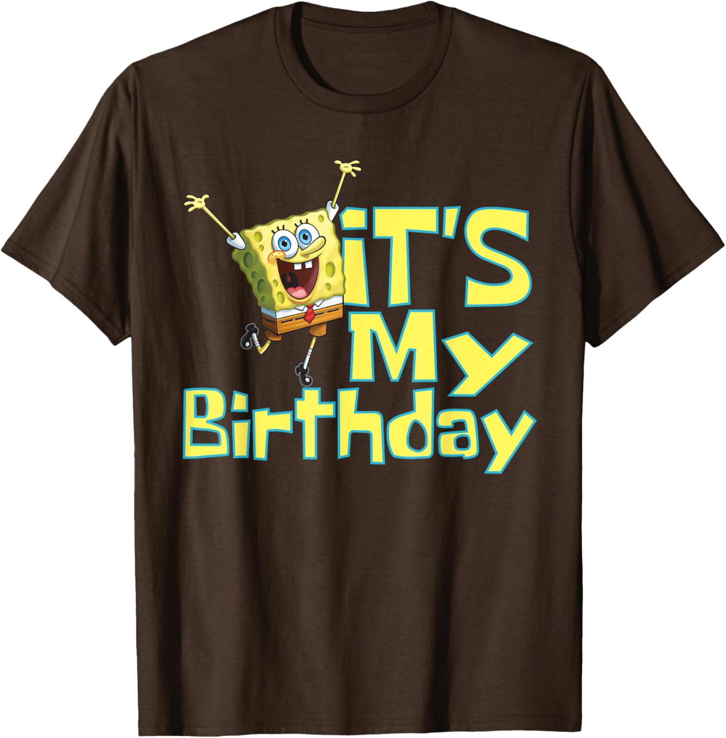 Mademark SpongeBob SquarePants It's My Birthday T-Shirt for Kids - 1