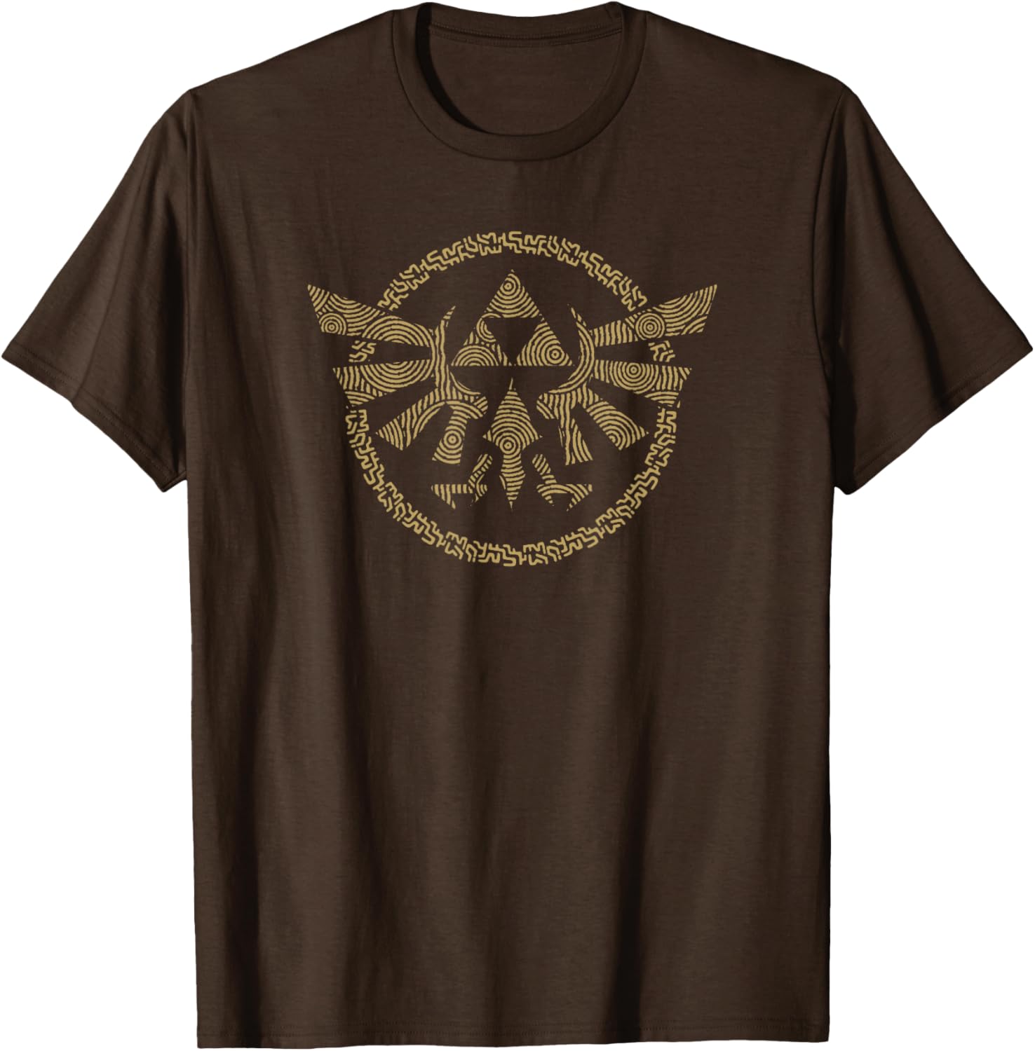 Legend of Zelda Tears of the Kingdom Hyrule Badge T-Shirt for Gamers - 4