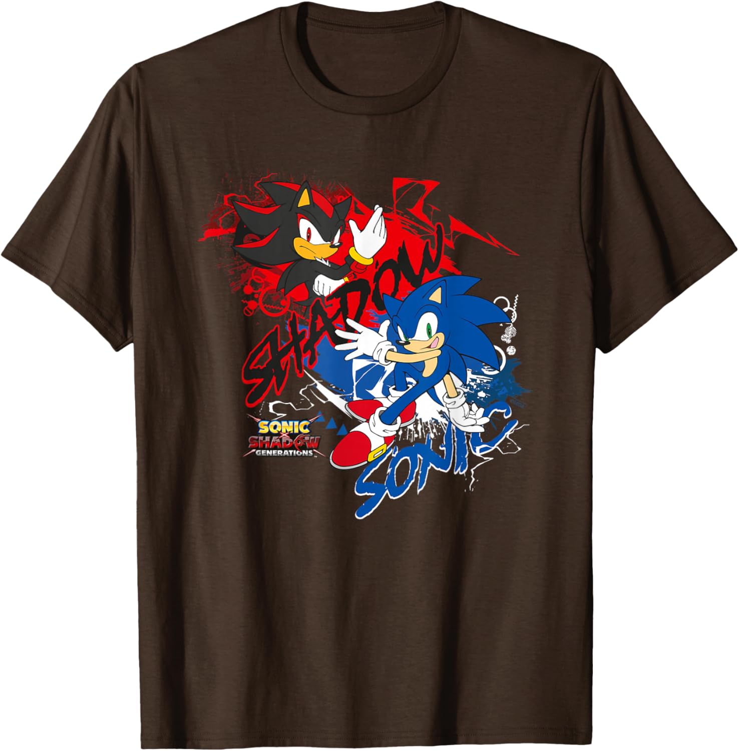 Sonic X Shadow Generations T-Shirt for Fans of Sonic the Hedgehog - 10