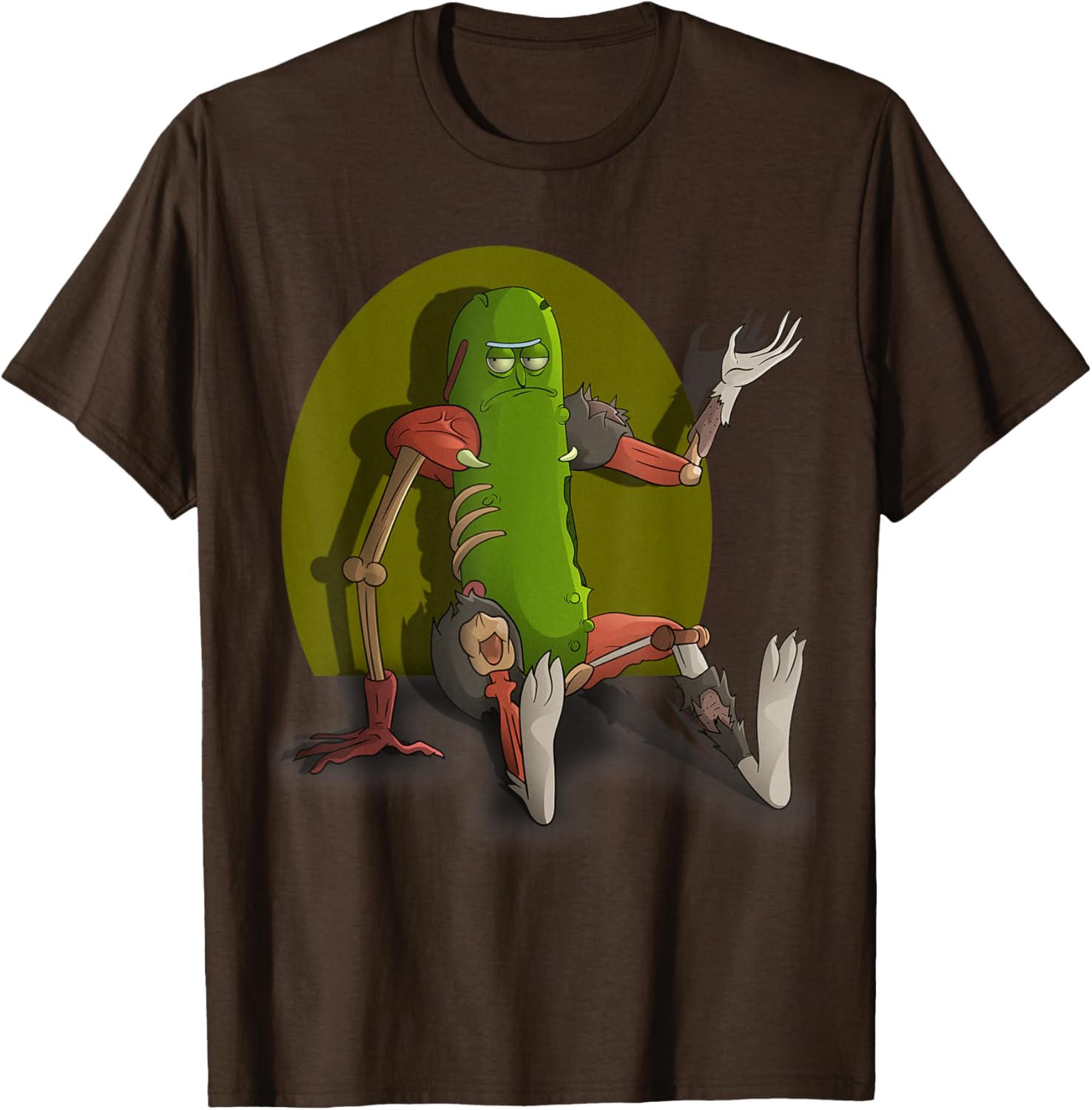 Mademark x Rick and Morty Pickle Rick Interview T-Shirt for Fans - 1