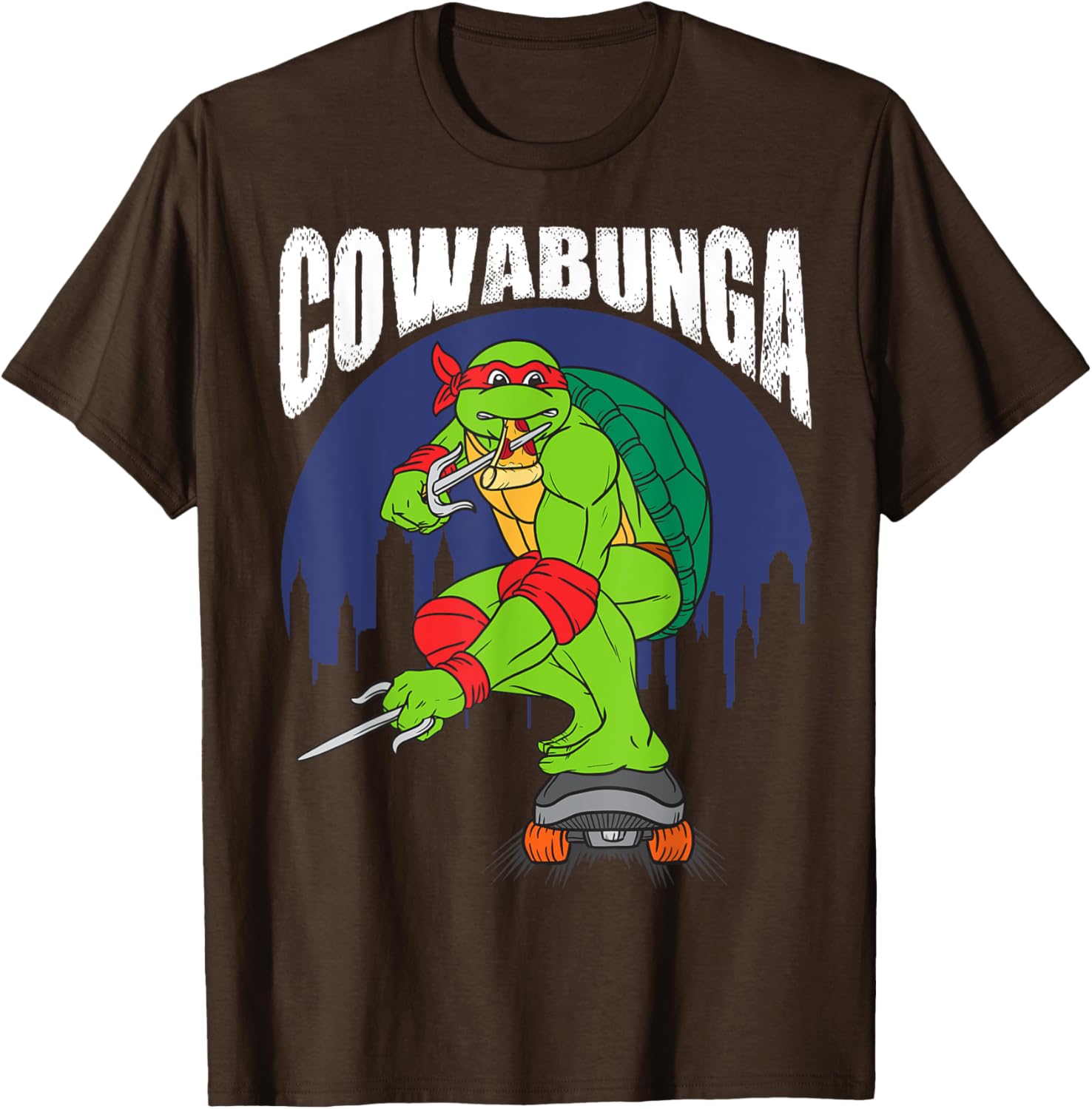 Mademark Teenage Mutant Ninja Turtles Cowabunga Raphael Pizza T-Shirt - 23