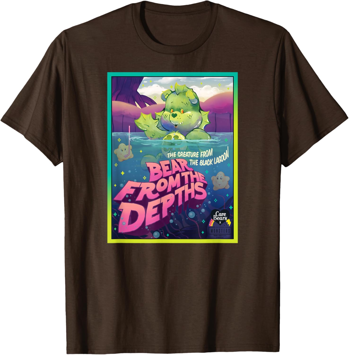 Care Bears Universal Monsters Good Luck Bear Creature T-Shirt for Fans - 15