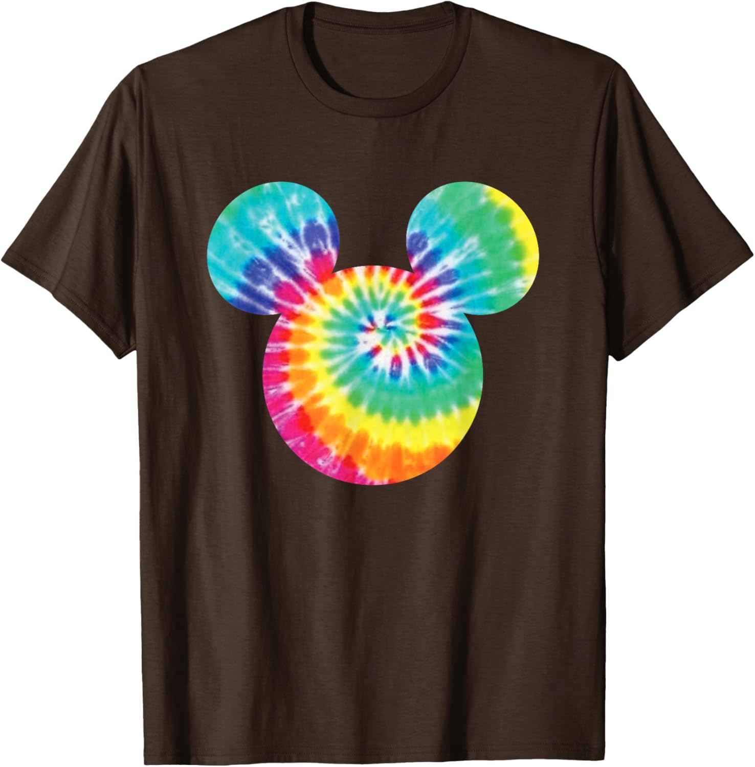 Disney Mickey Mouse Rainbow Tie-Dye Short Sleeve T-Shirt for Fun Style - 22