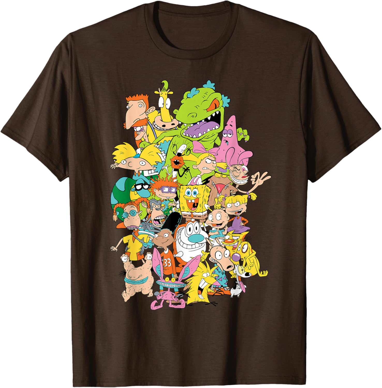 Nickelodeon 90s Throwback Character T-Shirt for Retro Cartoon Fans - 4