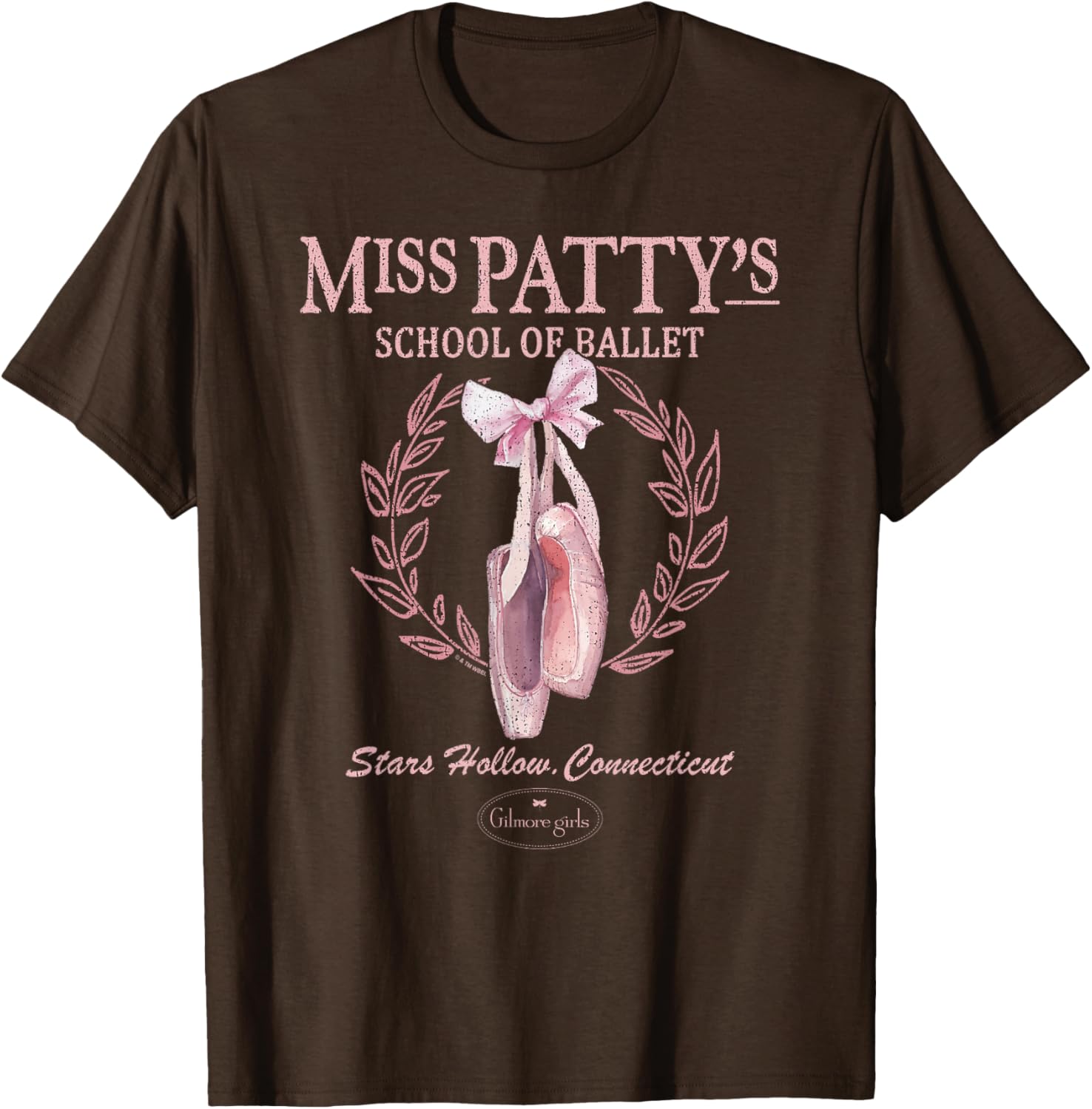 Gilmore Girls Miss Patty's Ballet Distressed Logo T-Shirt for Fans - 1