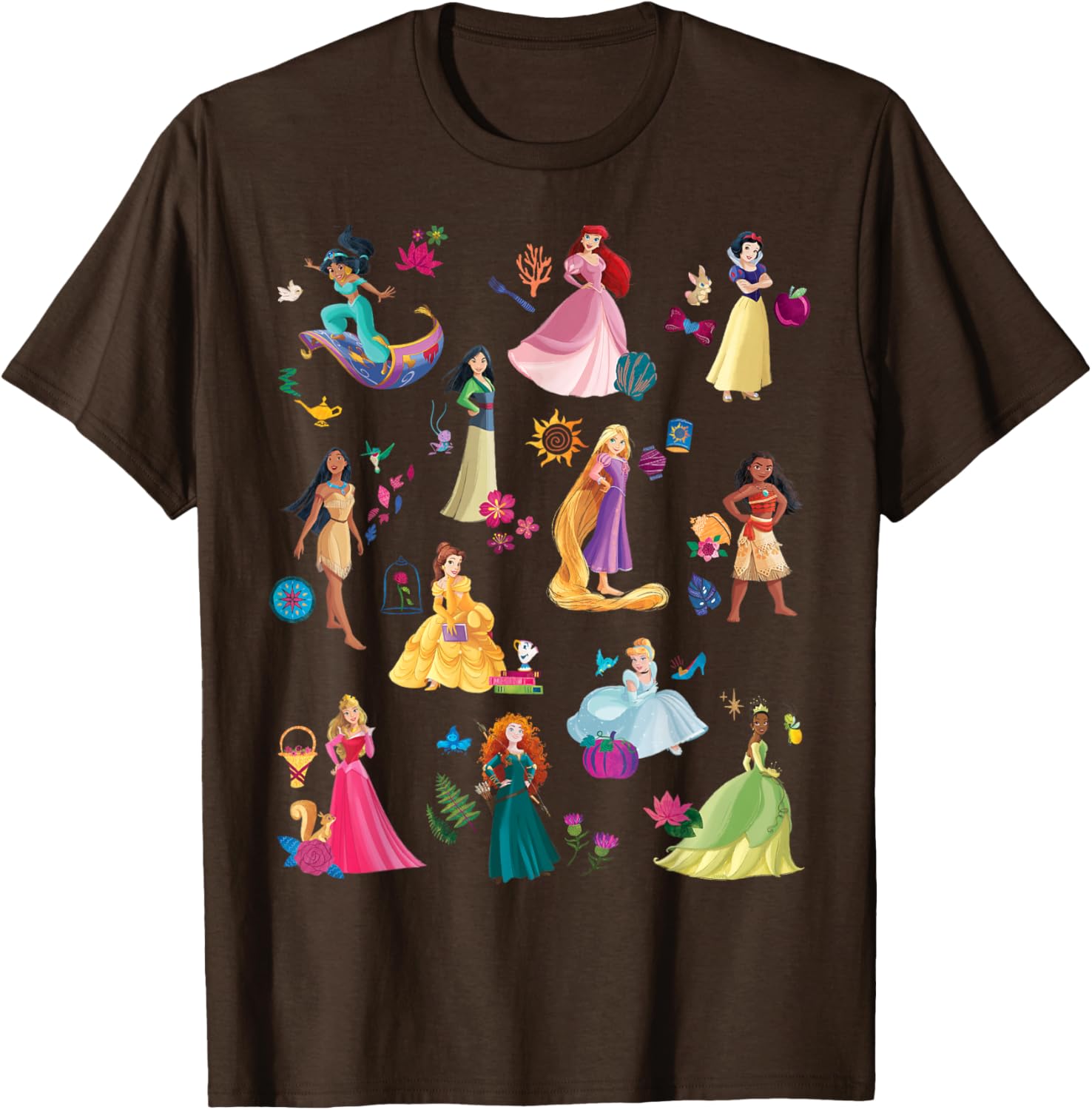 Disney Princess Magical Print T-Shirt for Kids Fun and Fashionable Wear - 25