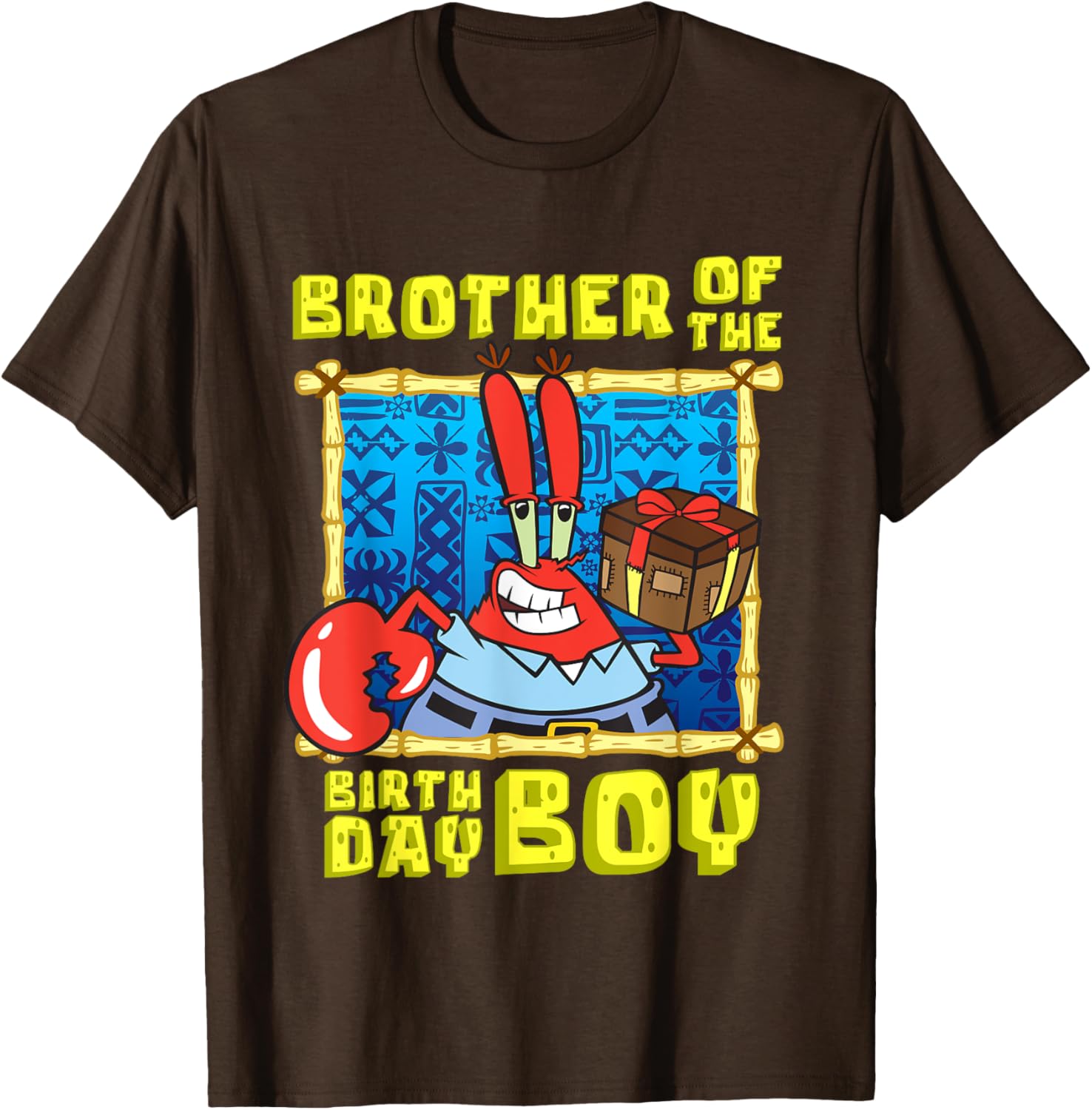 Mademark SpongeBob Mr. Krabs Brother Birthday T-Shirt for Boys - 17
