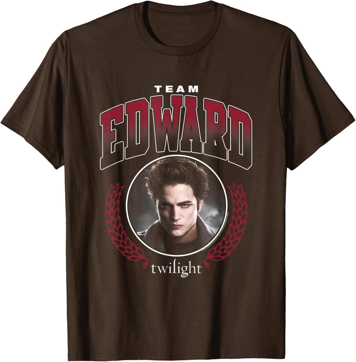 Twilight Team Edward Portrait T-Shirt for Fans of the Series - 1