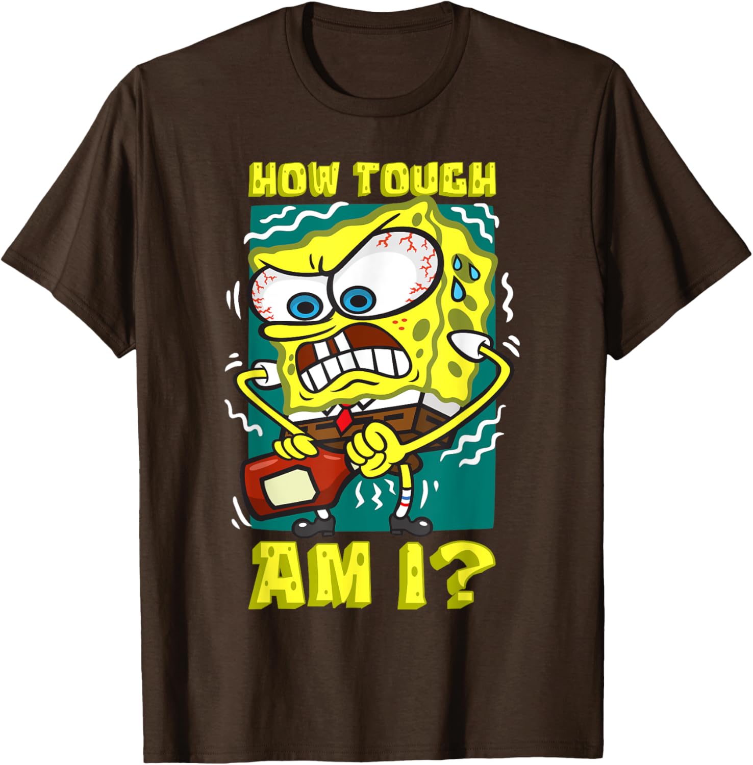 Mademark SpongeBob SquarePants Funny Ketchup Bottle T-Shirt for Fans - 10