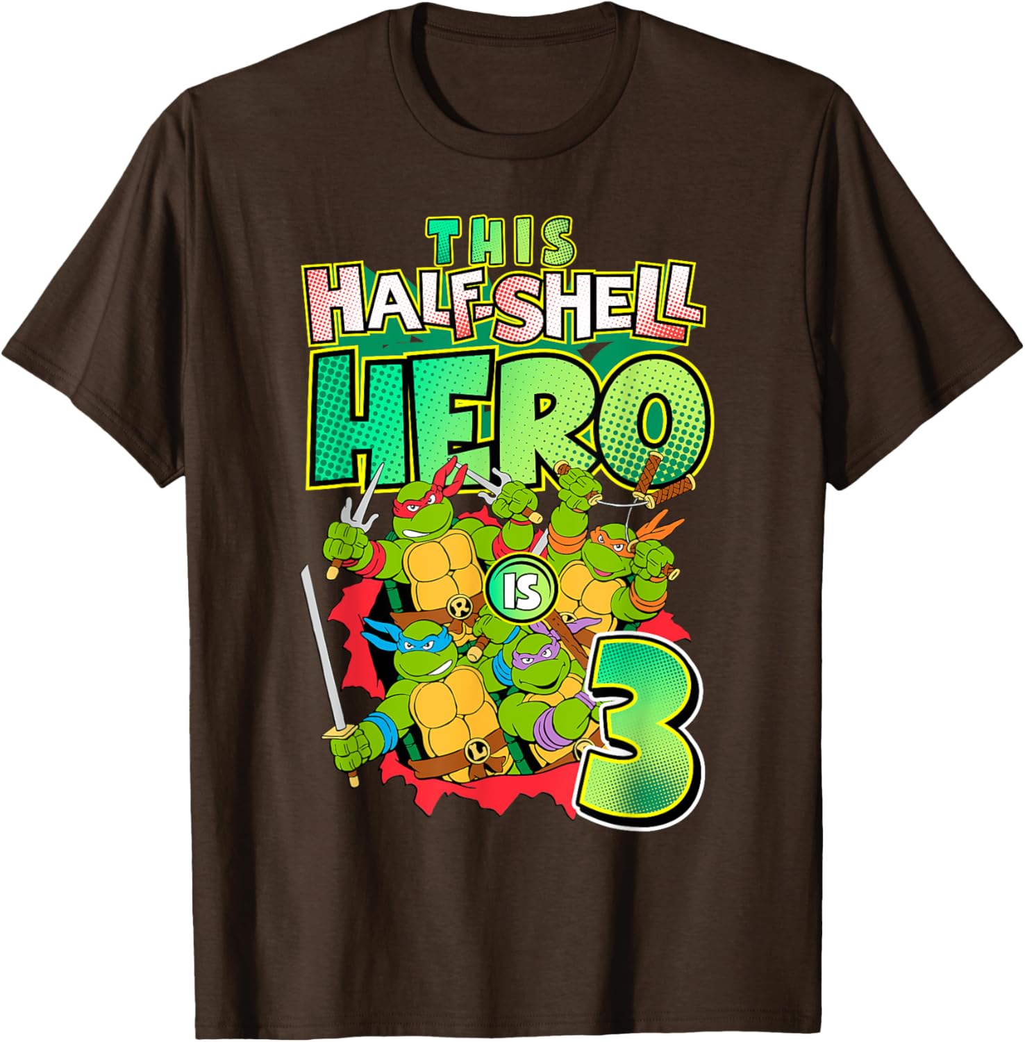 Mademark Teenage Mutant Ninja Turtles This Half Shell Hero T-Shirt - 2