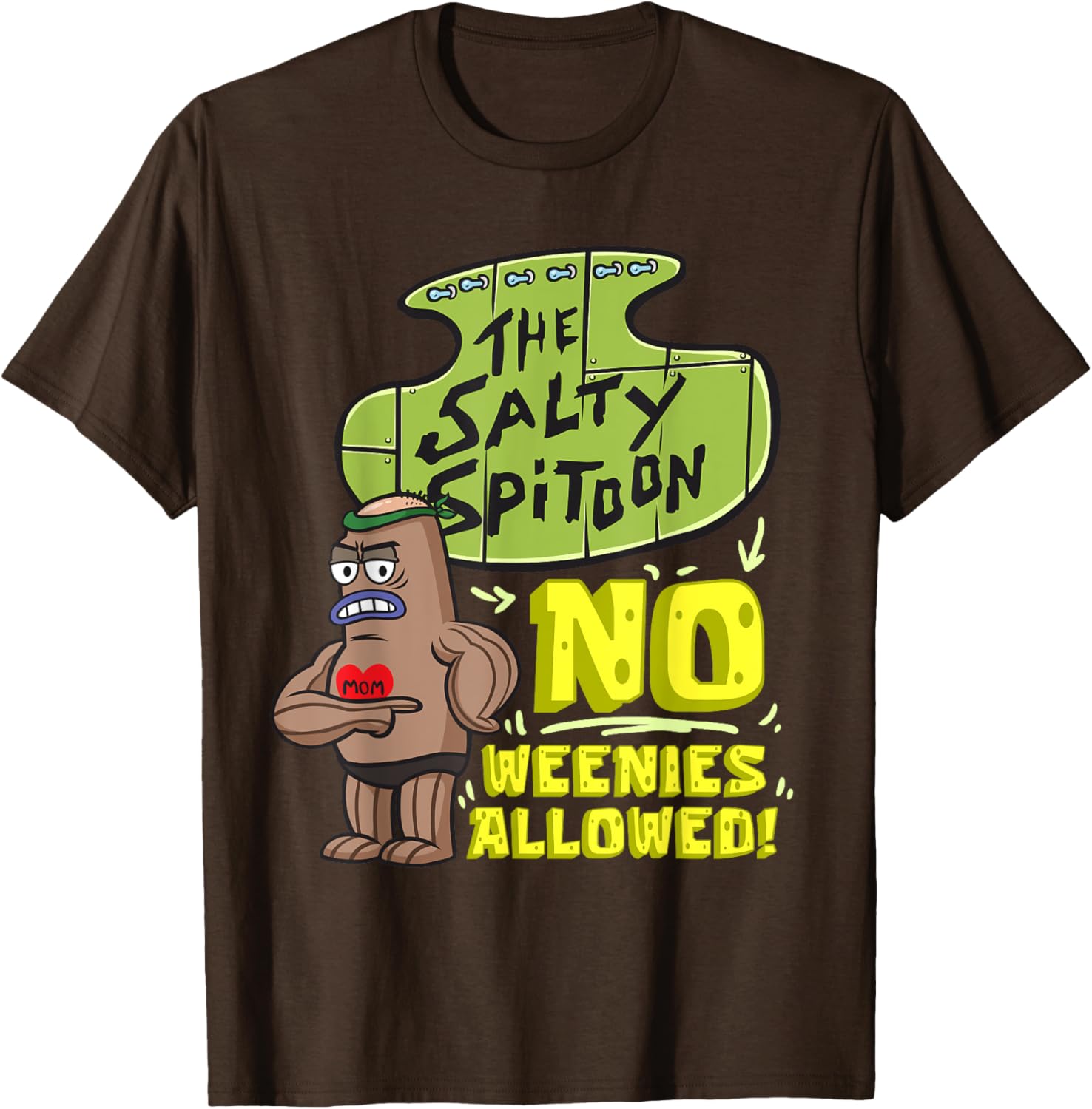 Mademark SpongeBob Salty Spitoon Bodybuilder T-Shirt for Gym Lovers - 13