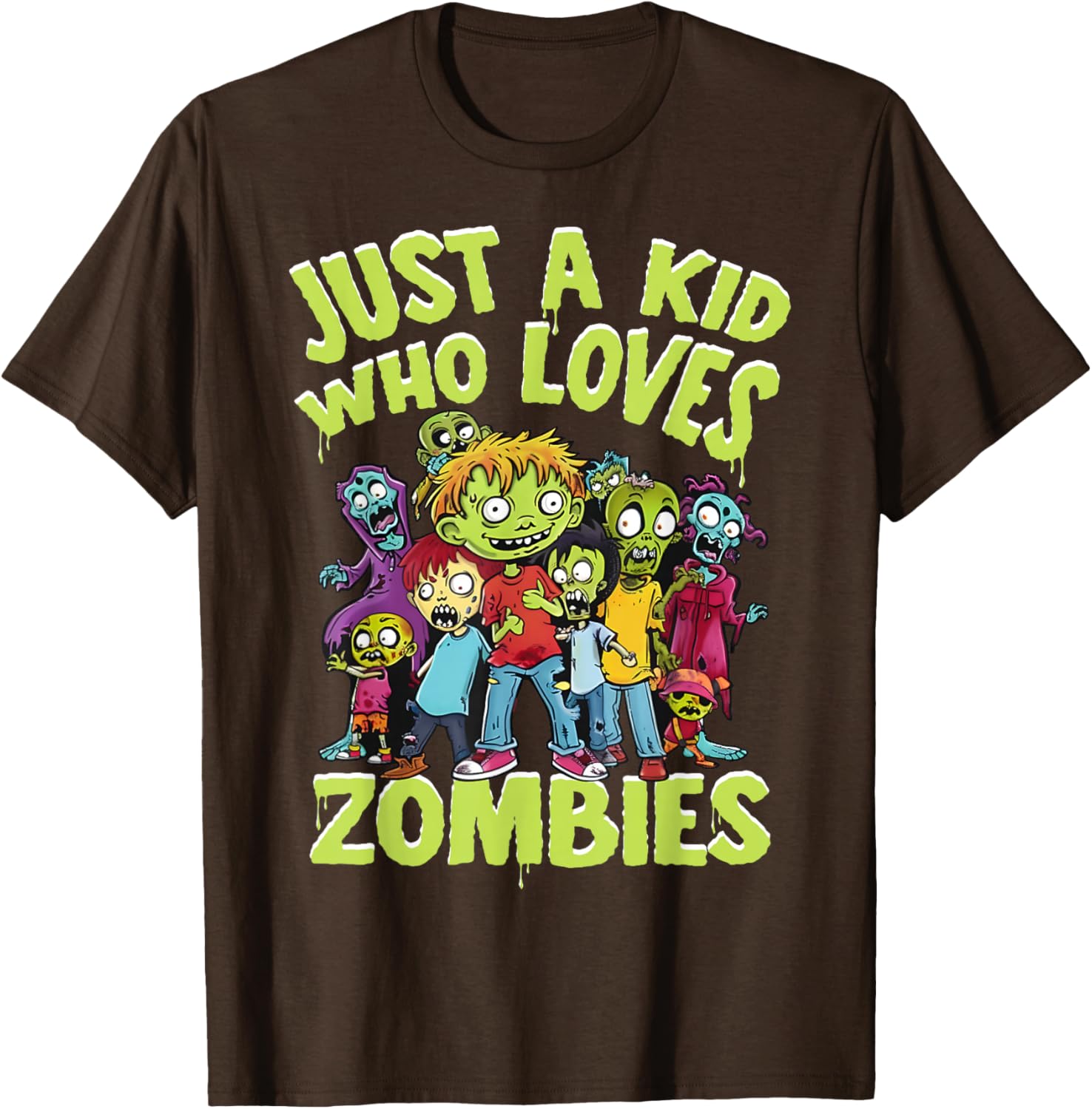 Funny Zombie Love Kids T-Shirt Perfect for Halloween Fun - 13