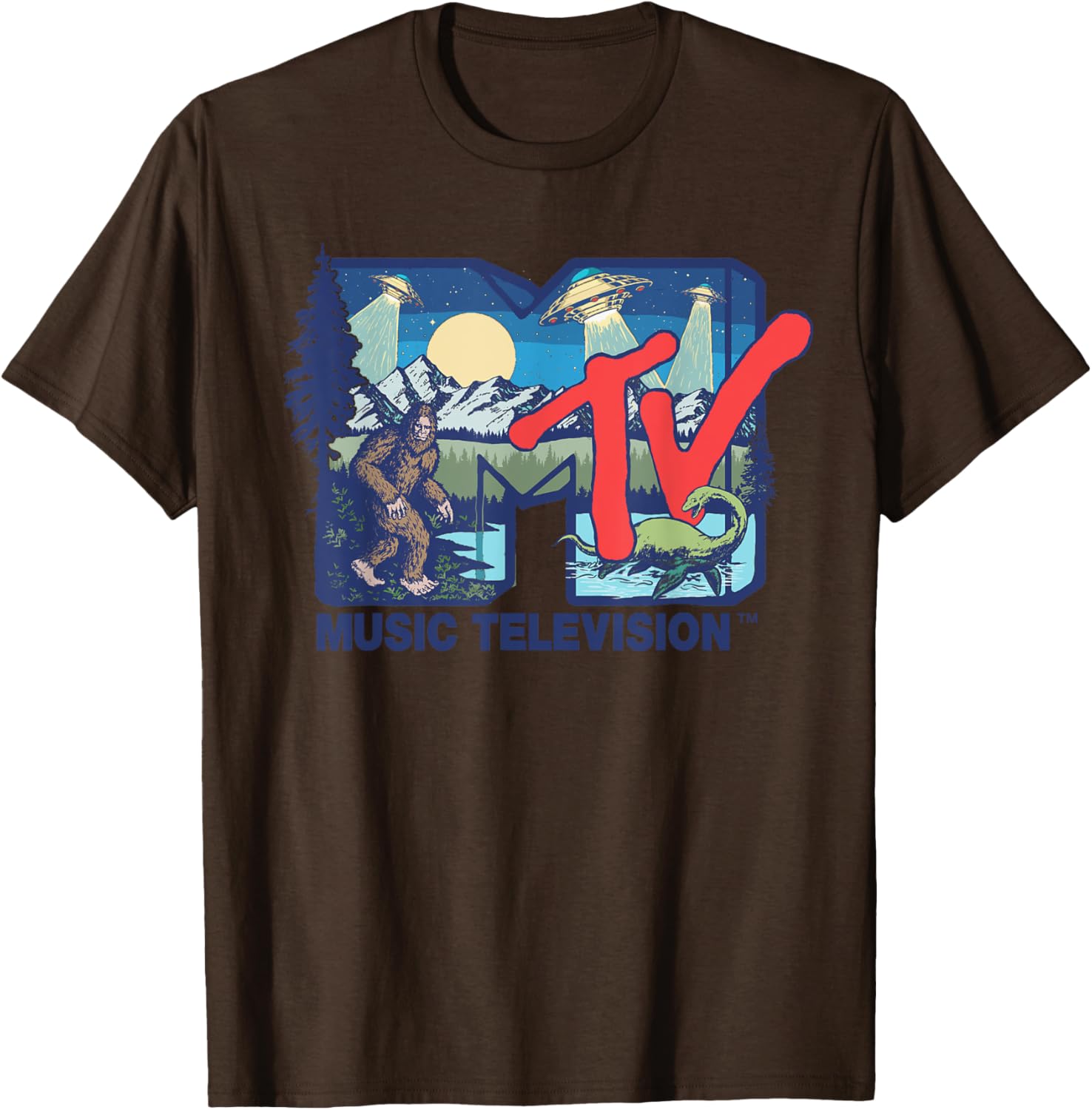 Mademark x MTV Cryptid Logo T-Shirt Featuring Bigfoot UFOs and Aliens - 6