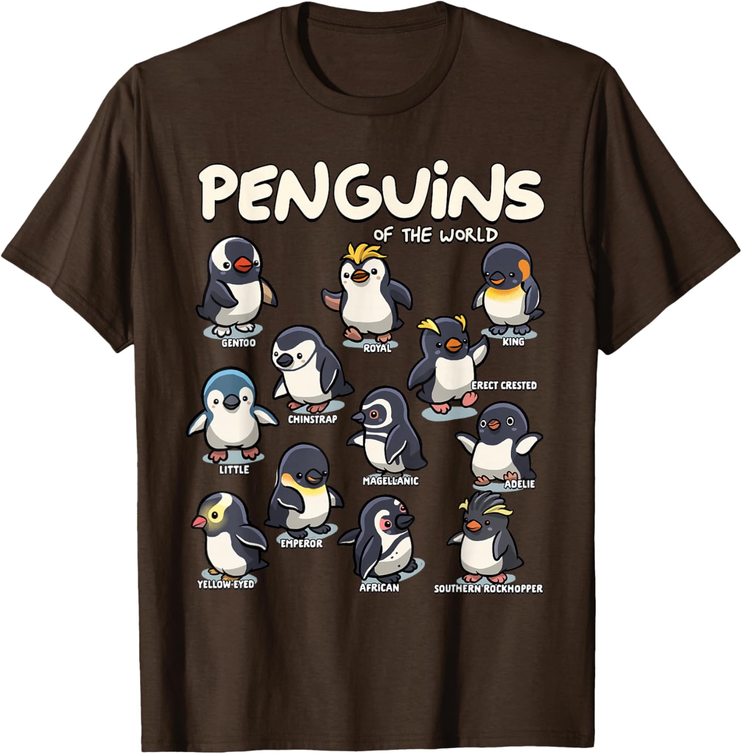 Cute Penguin Lovers T-Shirt for Animal Fans - Stylish Penguin Apparel - 16