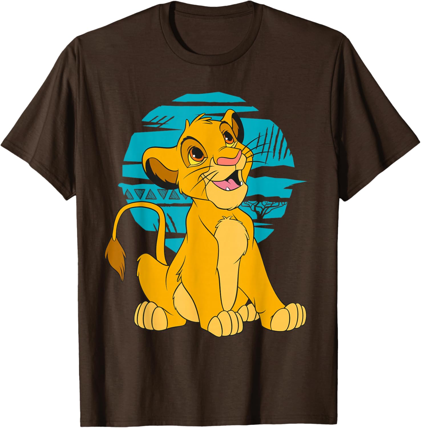 Disney The Lion King Young Simba Blue Retro T-Shirt for Kids and Adults - 7
