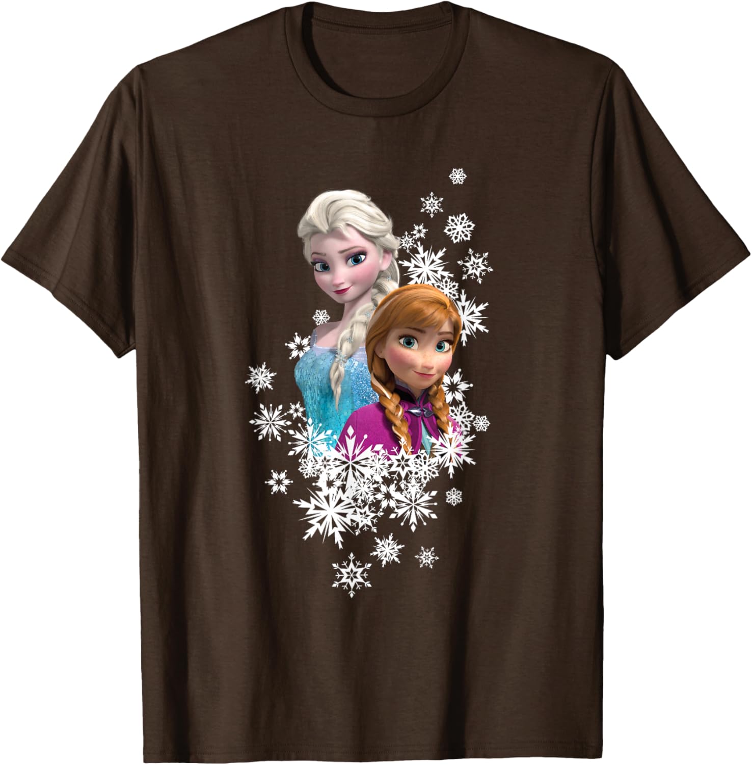 Disney Frozen Anna and Elsa Snowflakes T-Shirt for Kids and Fans - 24