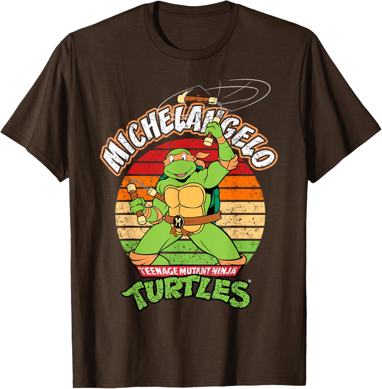Mademark TMNT Michelangelo Ready For Action T-Shirt for Kids and Adults - 3