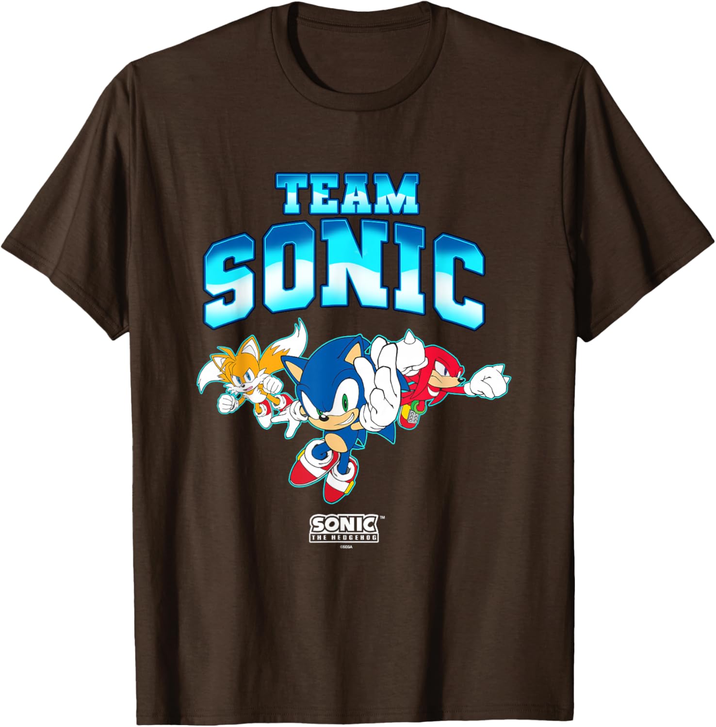 Sonic the Hedgehog Team Sonic Main Trio Epic Group Shot T-Shirt - 6