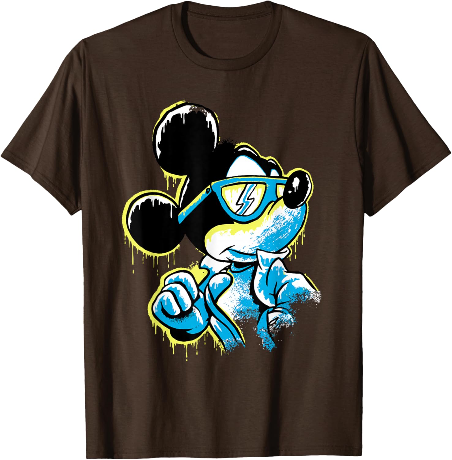 Disney Mickey Mouse Icy Cool Paint Drip T-Shirt for Fun Fashion Lovers - 3